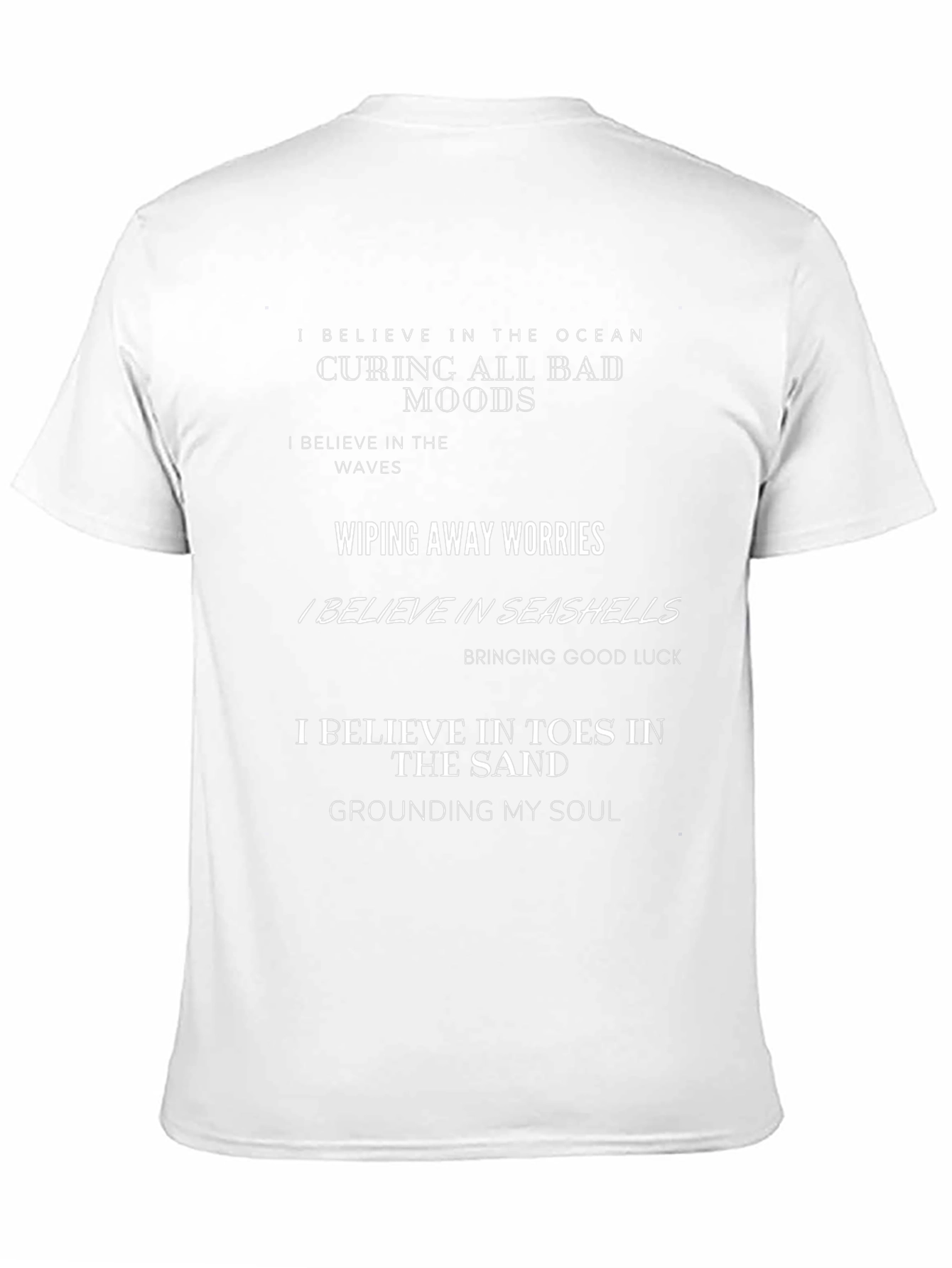 Ocean Beliefs Graphic T-Shirt - Coastal Style