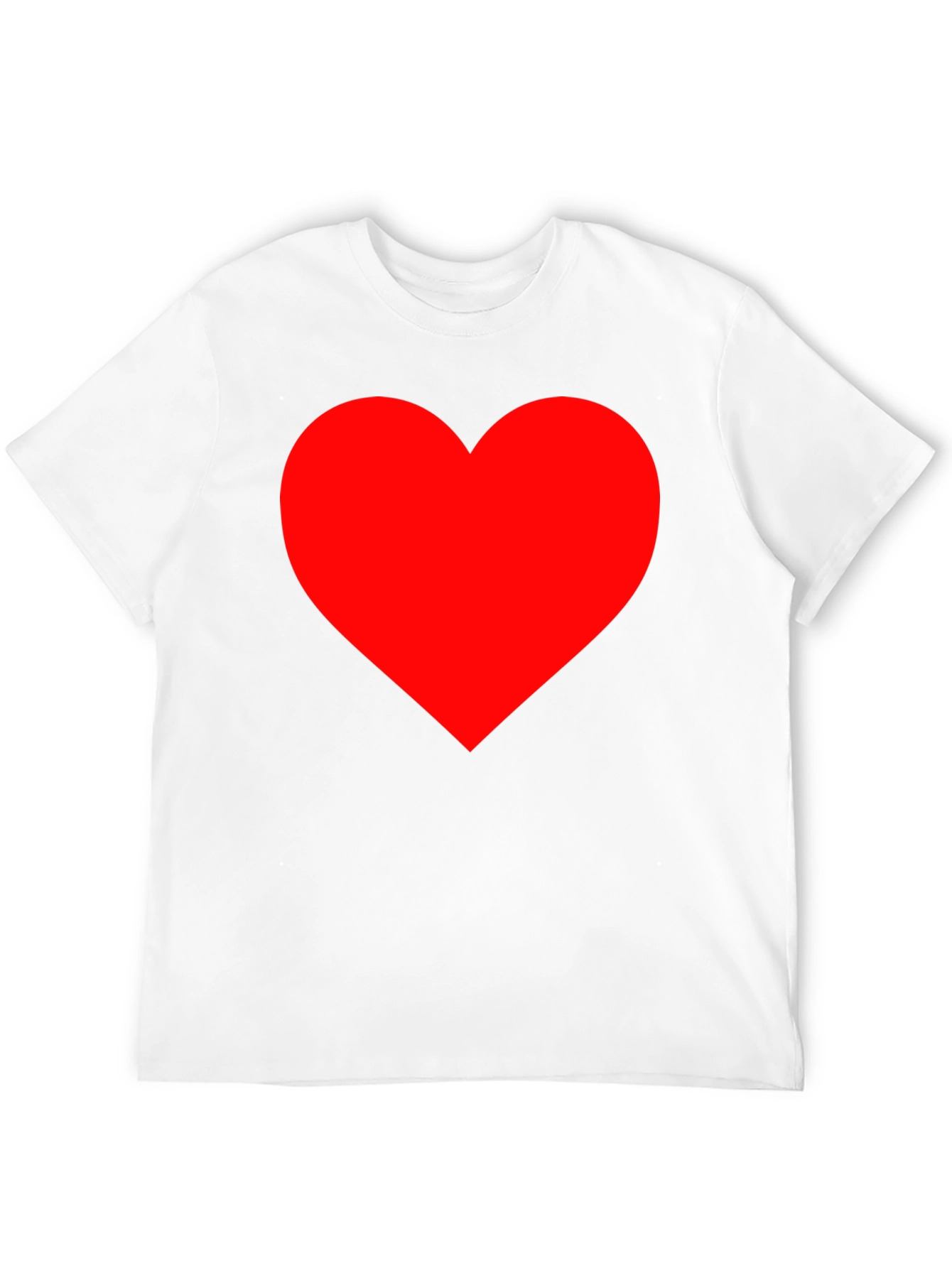 Bold Heart Graphic Black T-Shirt