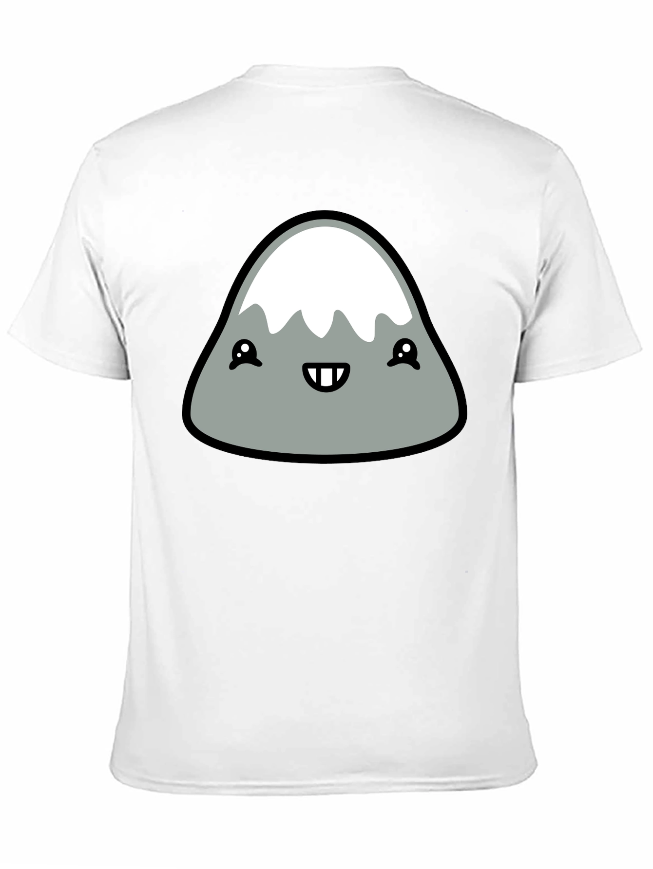 Cute Mountain Graphic Tee - Black T-Shirt