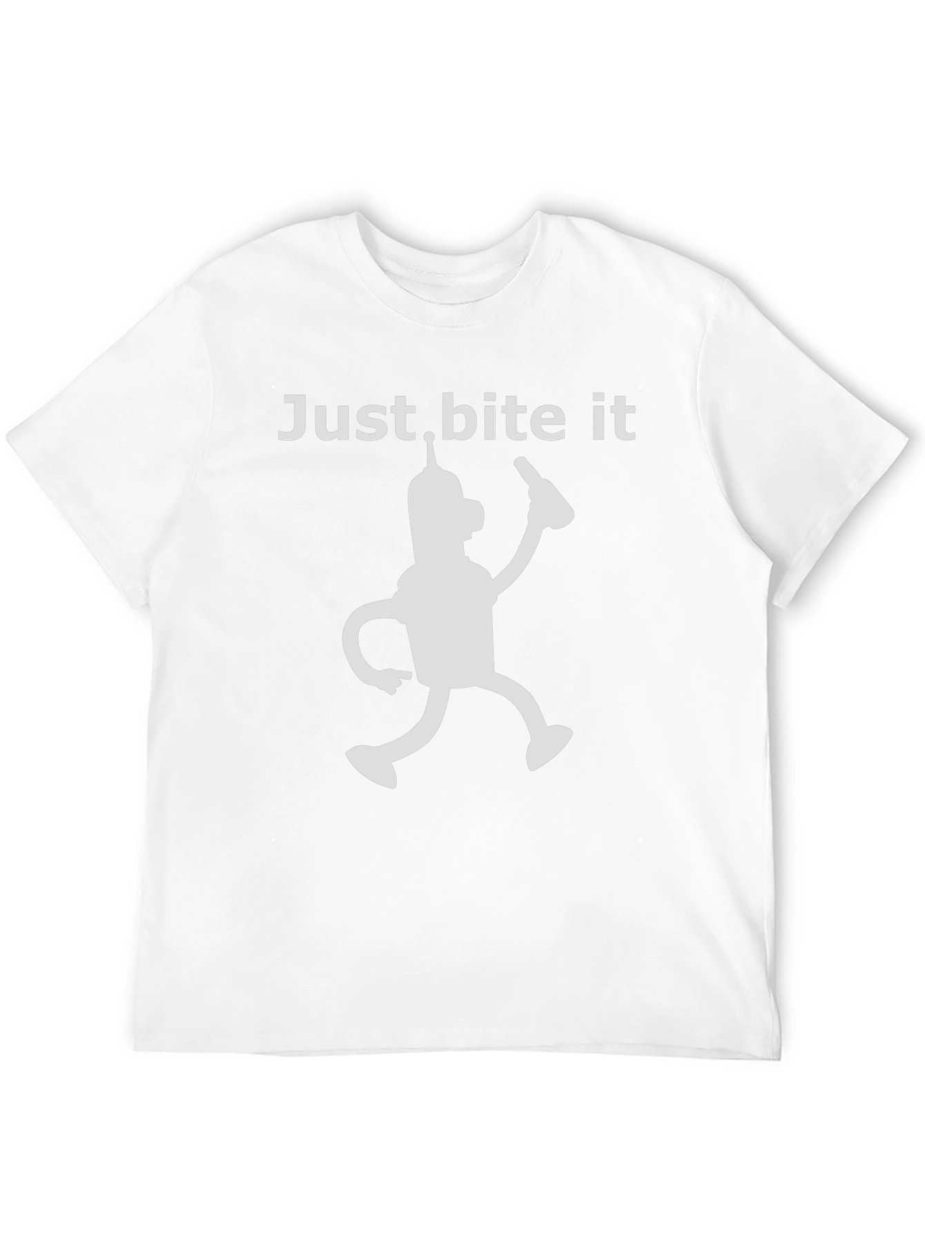 Just Bite It Bender T-Shirt - Funny Robot Tee