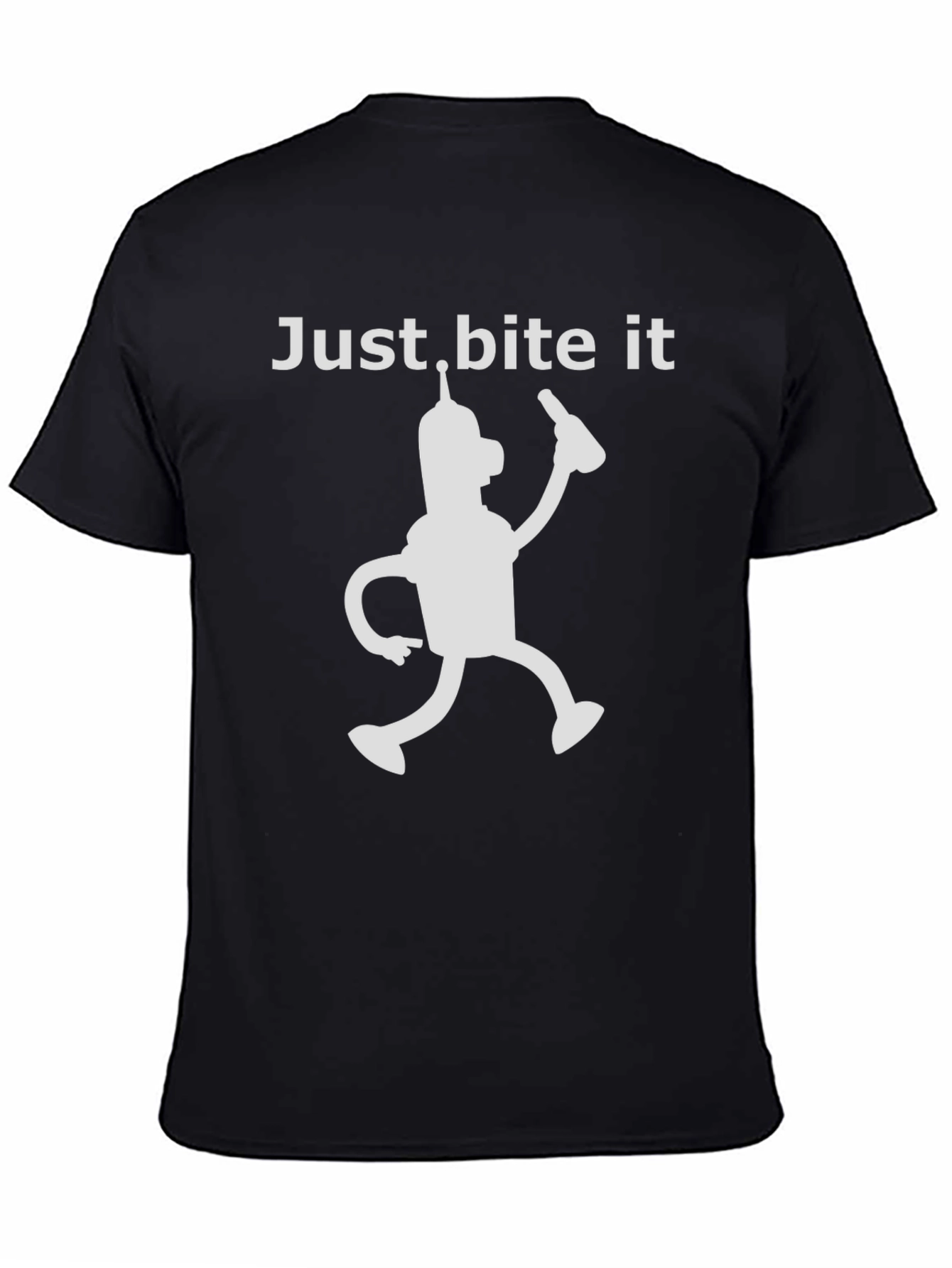 Just Bite It Bender T-Shirt - Funny Robot Tee