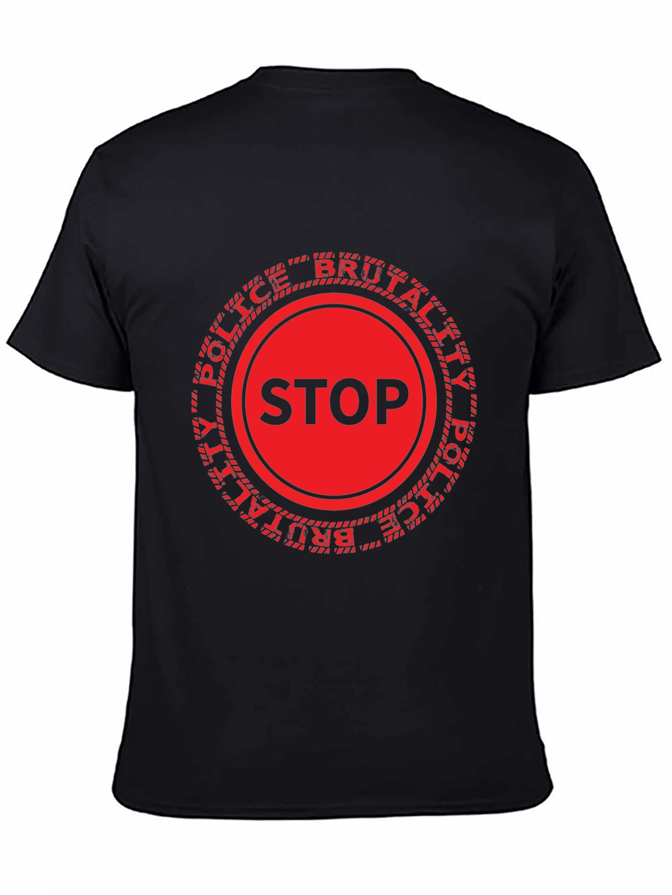 Stop Police Brutality Graphic Tee - Black