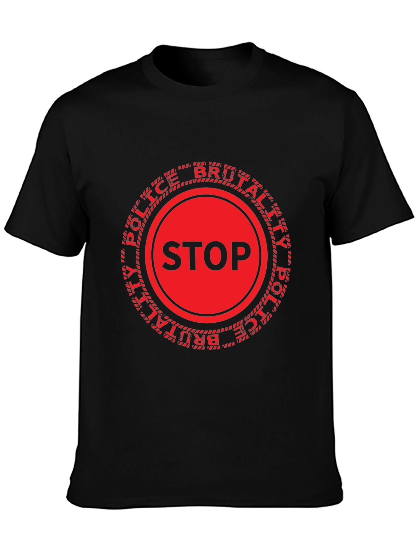Stop Police Brutality Graphic Tee - Black