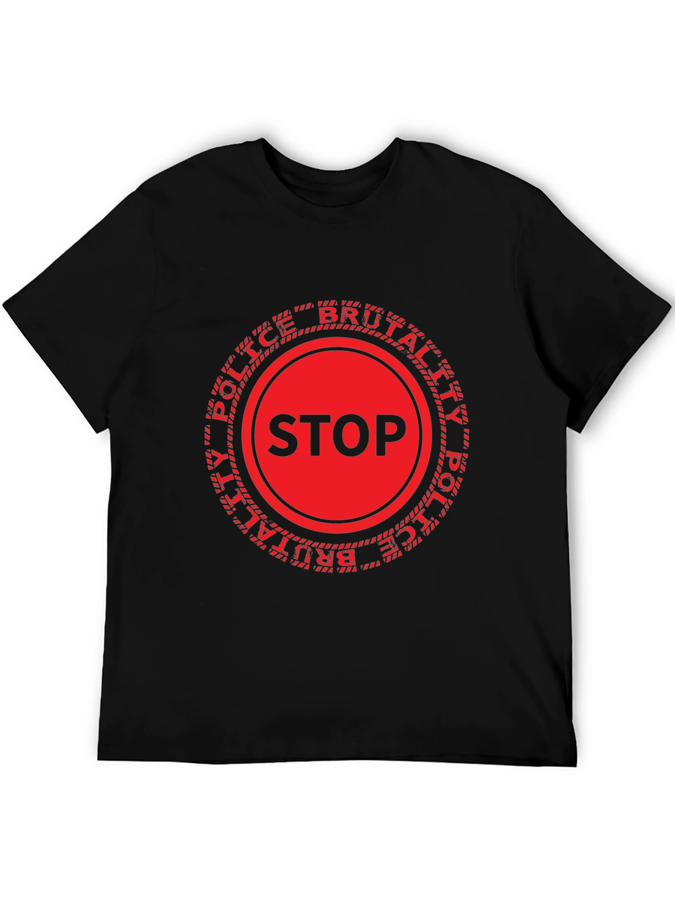 Stop Police Brutality Graphic Tee - Black