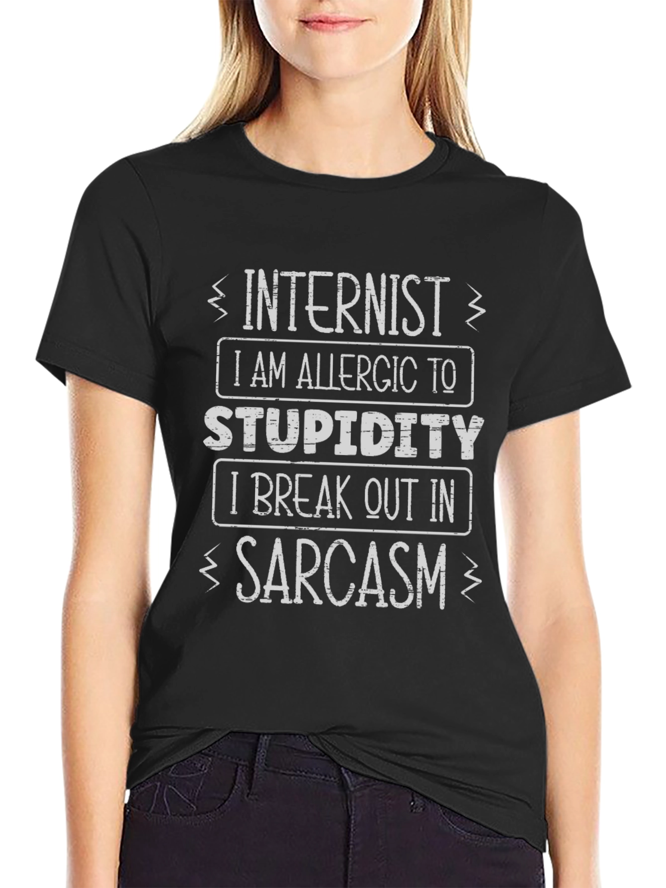 Internist Sarcasm T-Shirt Funny Novelty Tee