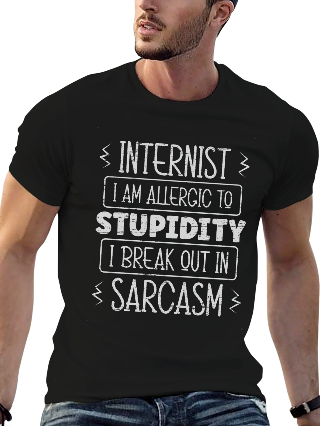 Internist Sarcasm T-Shirt Funny Novelty Tee