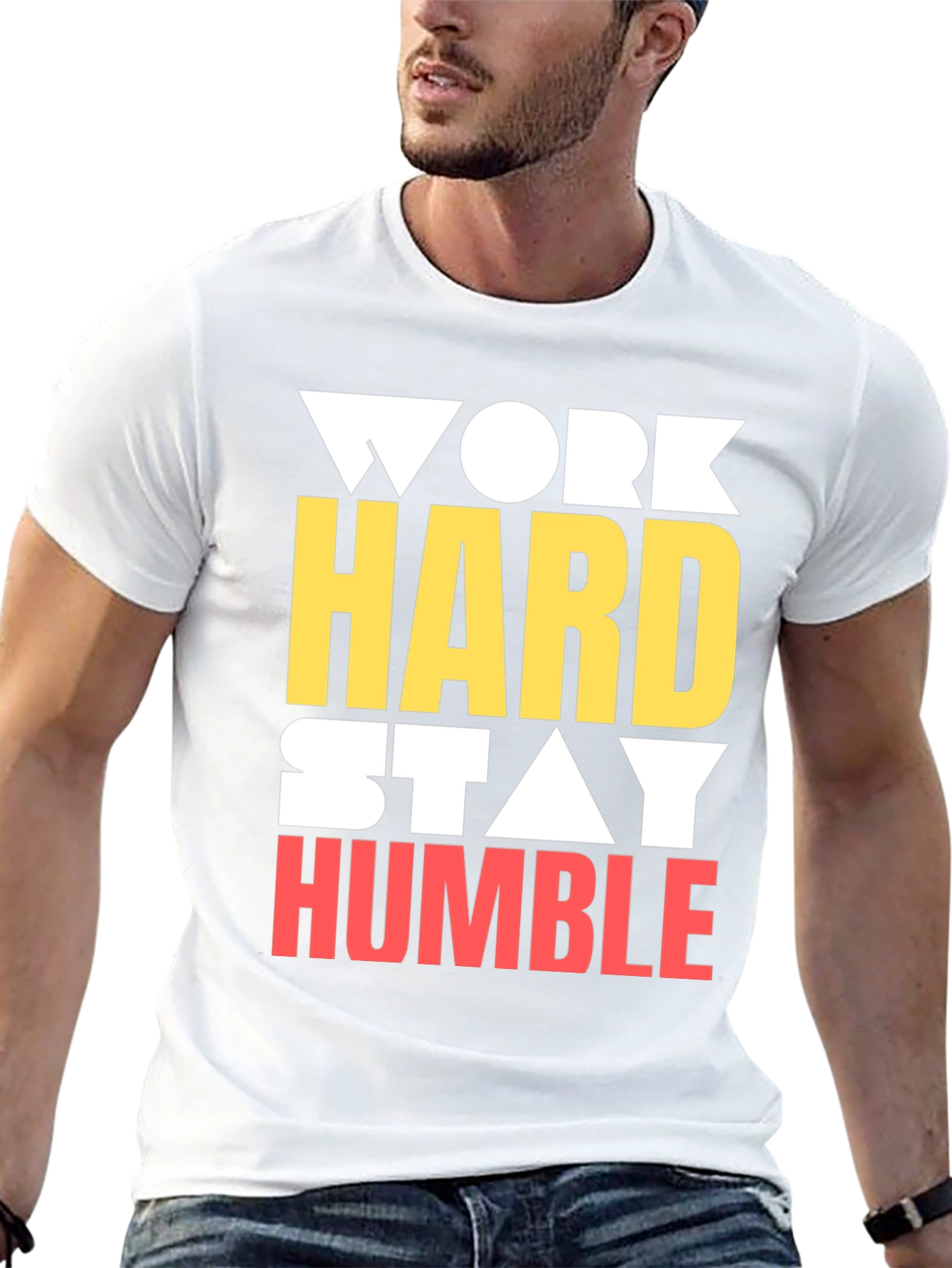 Work Hard Stay Humble Graphic T-Shirt