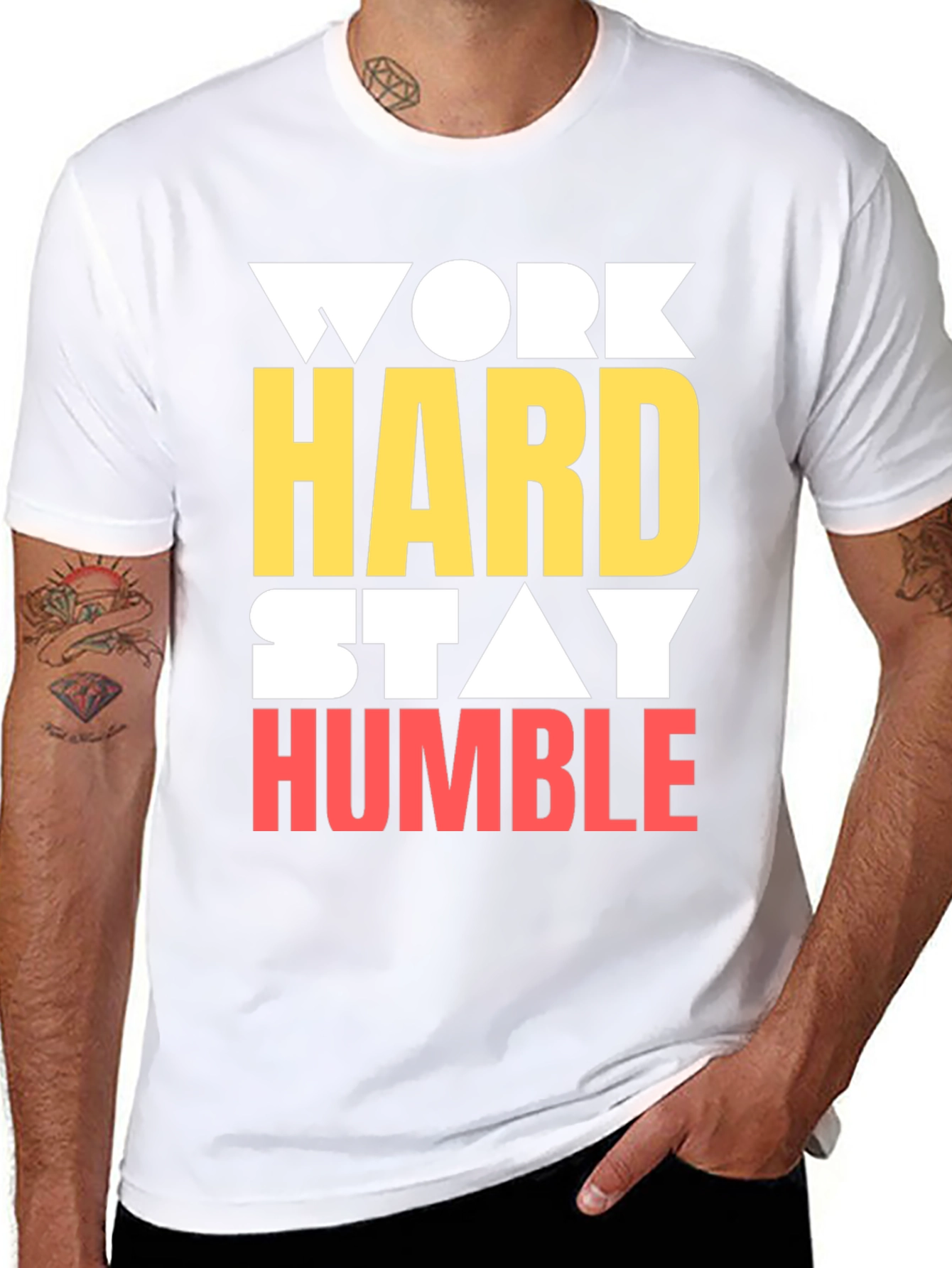 Work Hard Stay Humble Graphic T-Shirt