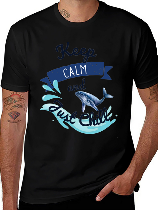 Keep Calm Whale T-Shirt - Just Chill Tee