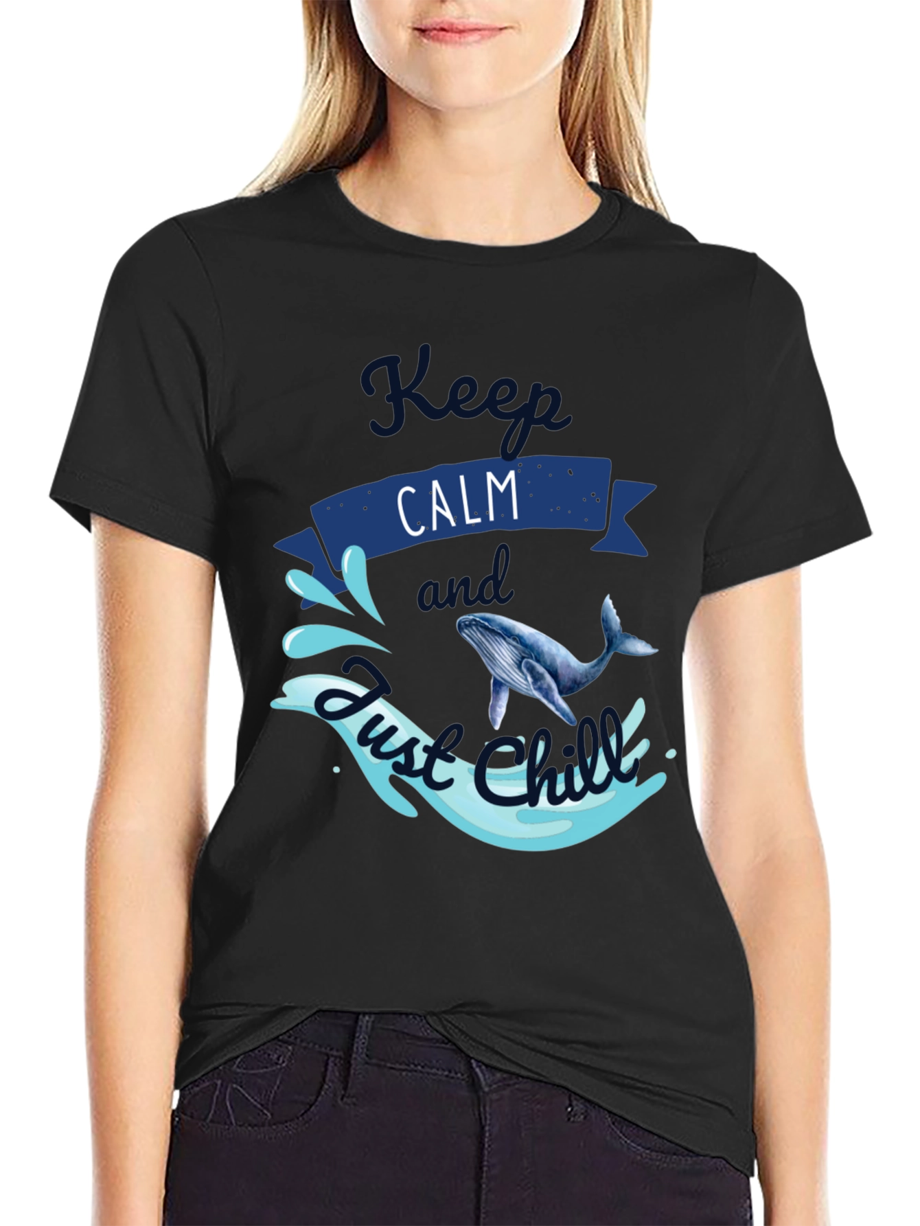 Keep Calm Whale T-Shirt - Just Chill Tee