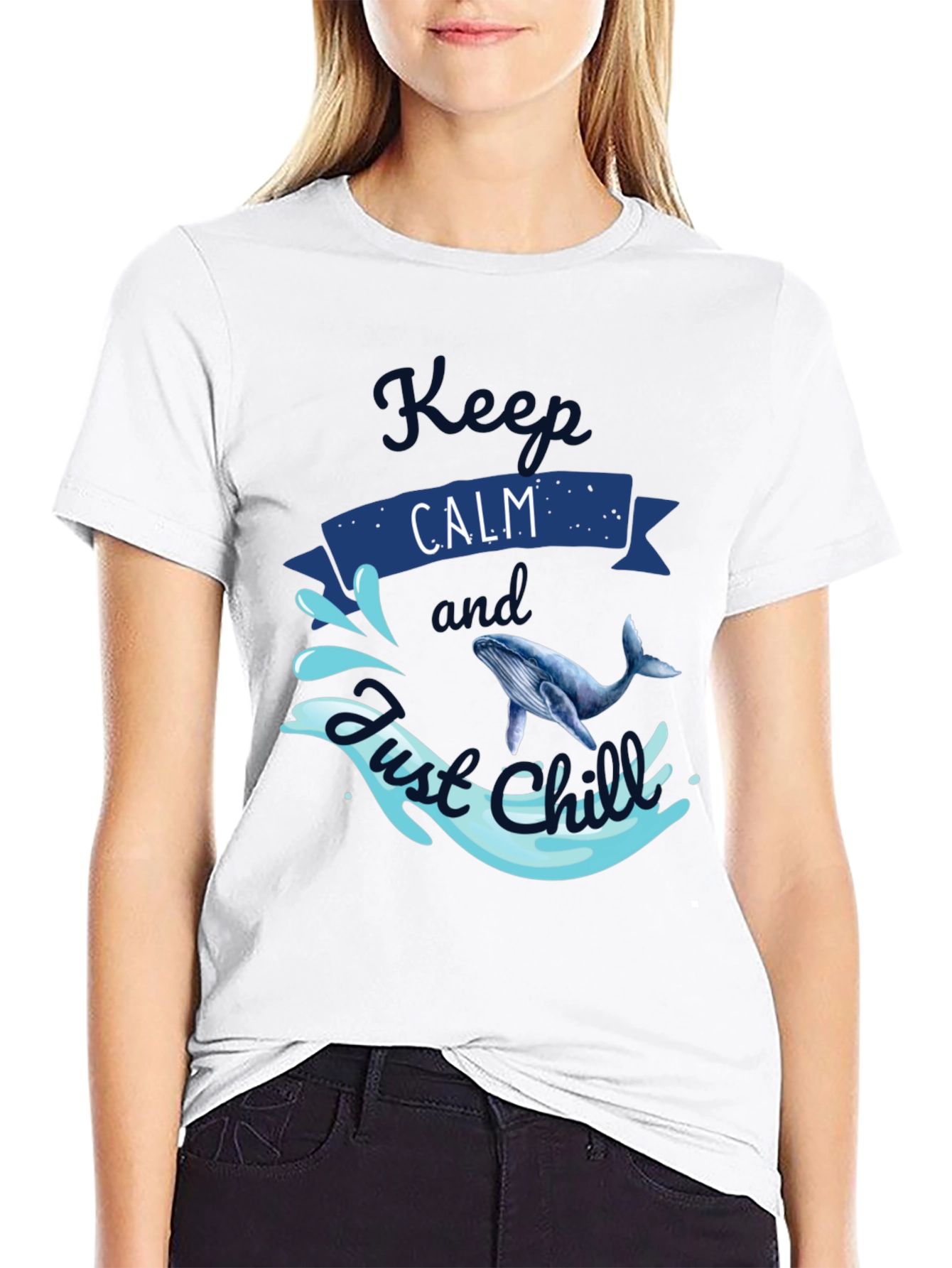 Keep Calm Whale T-Shirt - Just Chill Tee