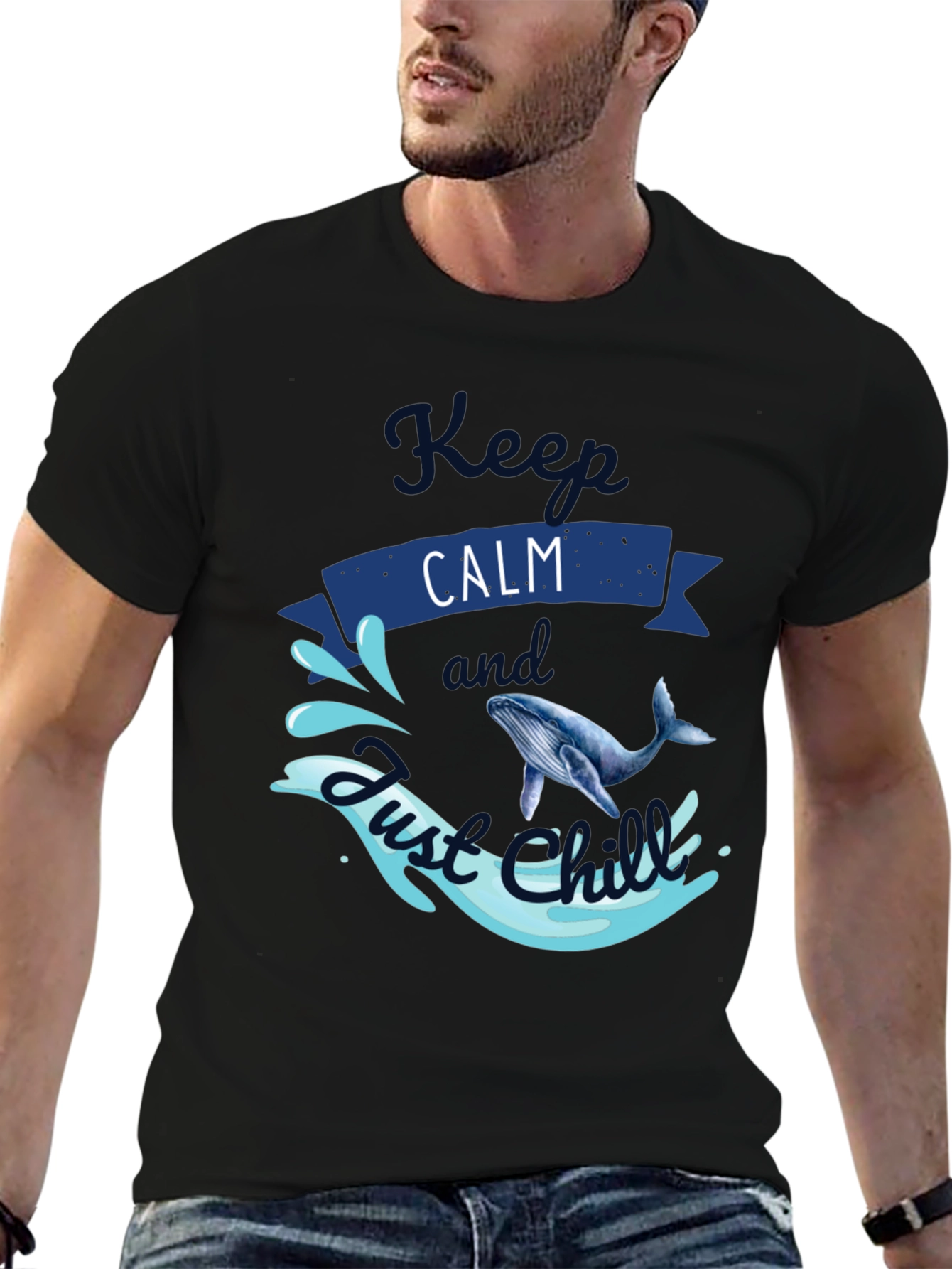 Keep Calm Whale T-Shirt - Just Chill Tee