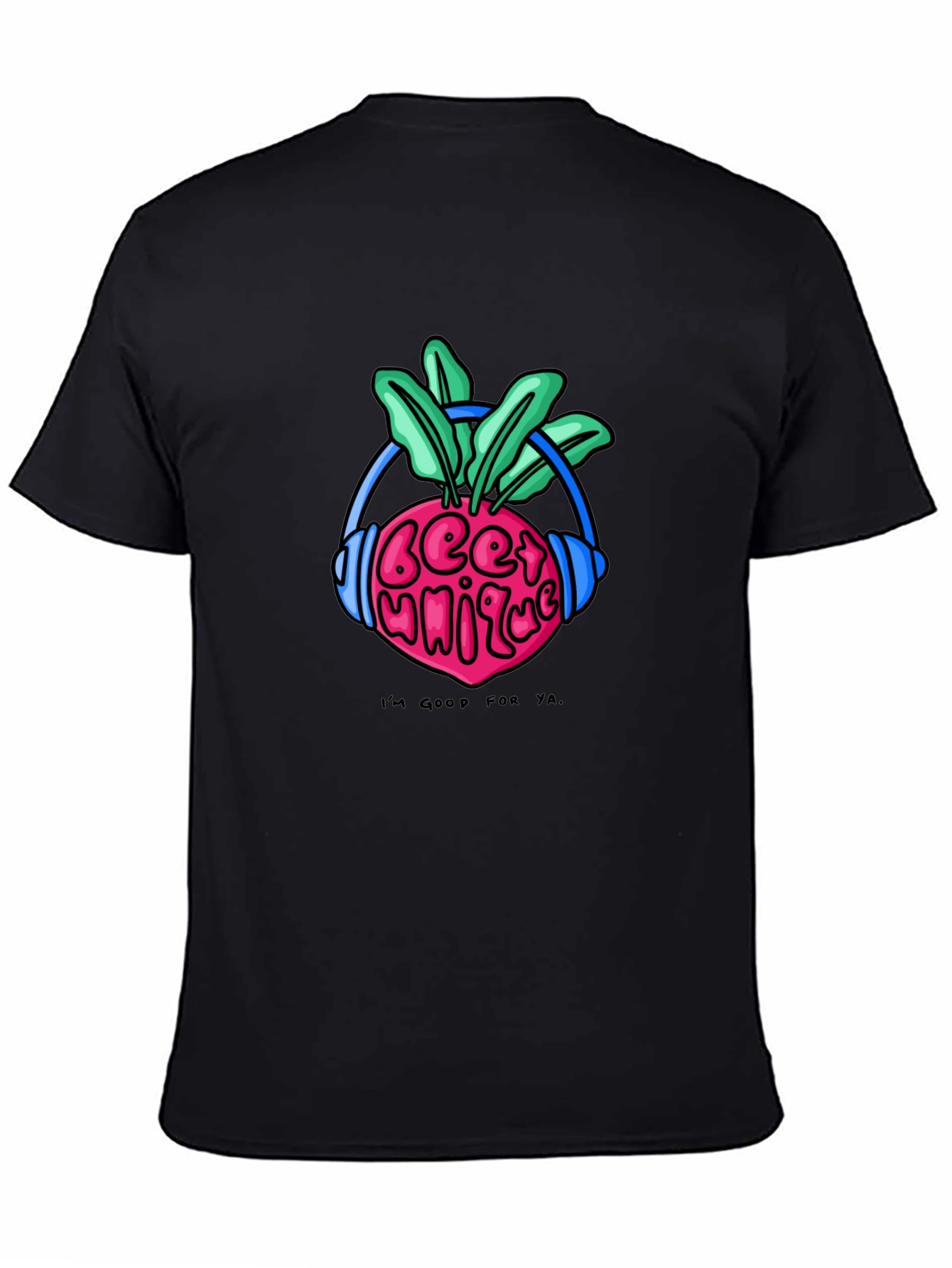 Beet Music Black T-Shirt