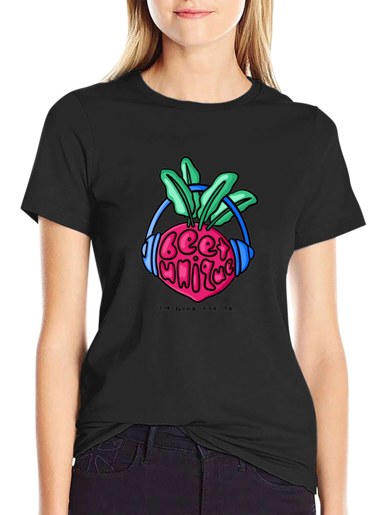 Beet Music Black T-Shirt