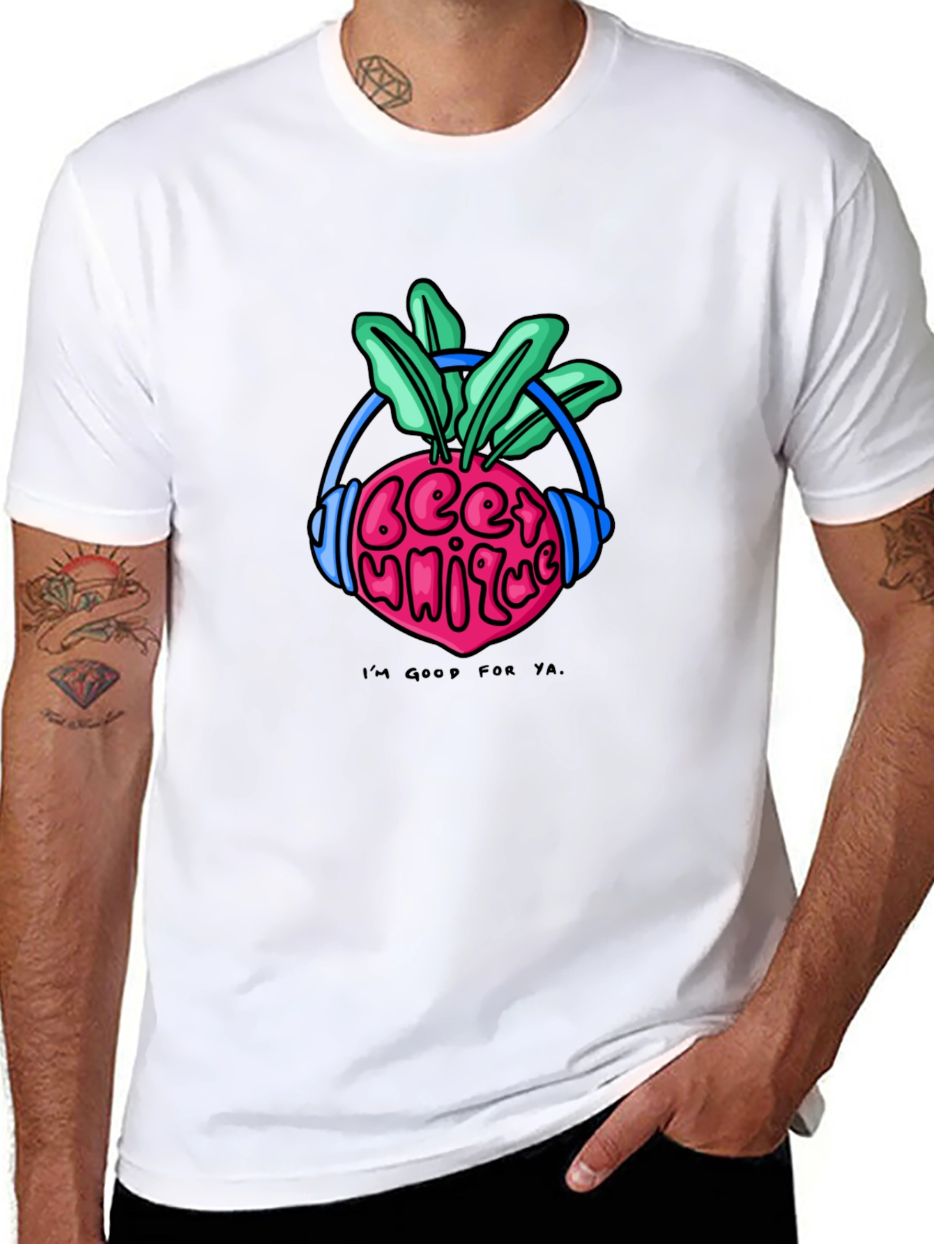 Beet Music Black T-Shirt