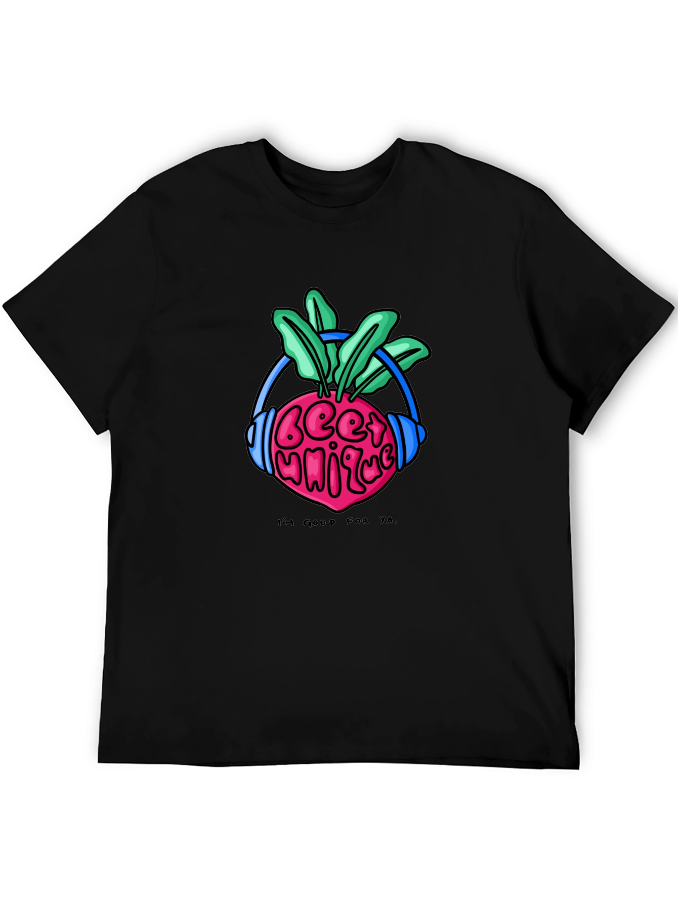 Beet Music Black T-Shirt