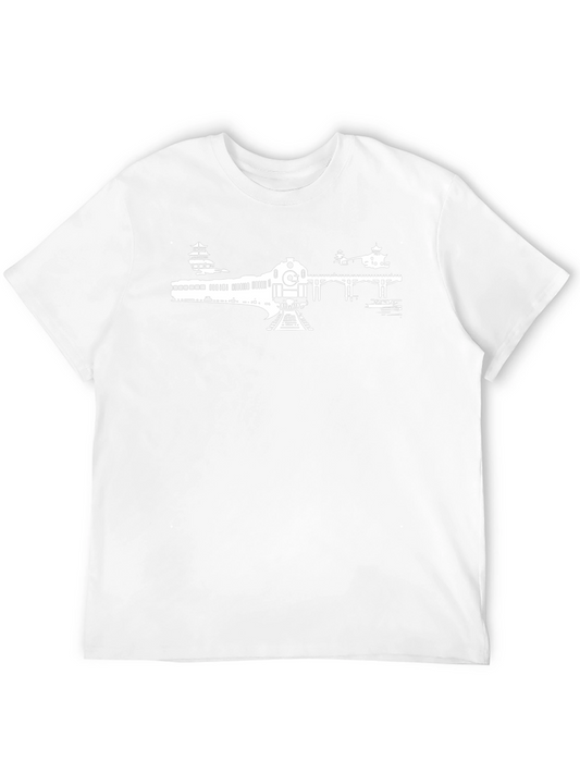 Train Graphic Tee - Classic Black