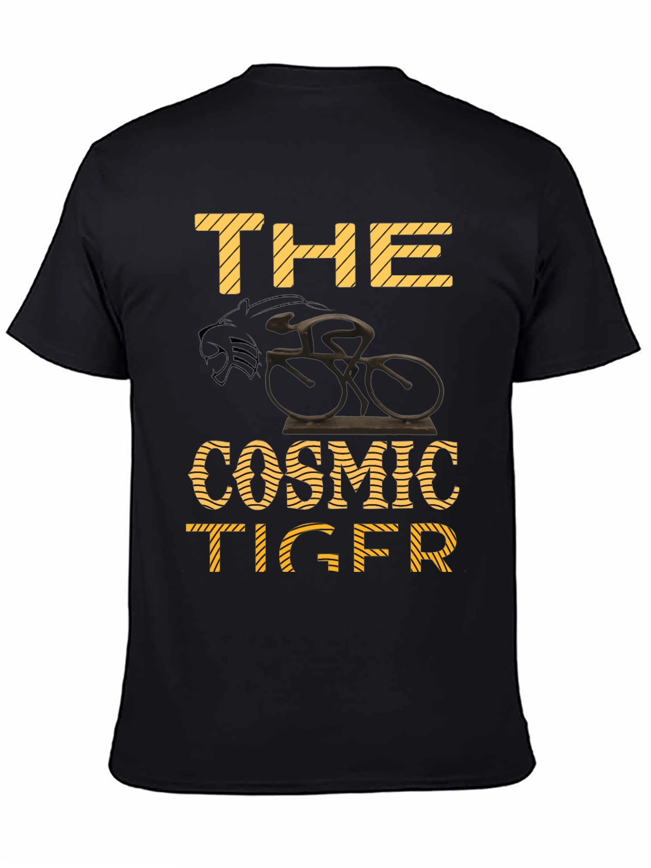 The Cosmic Tiger Black T-Shirt
