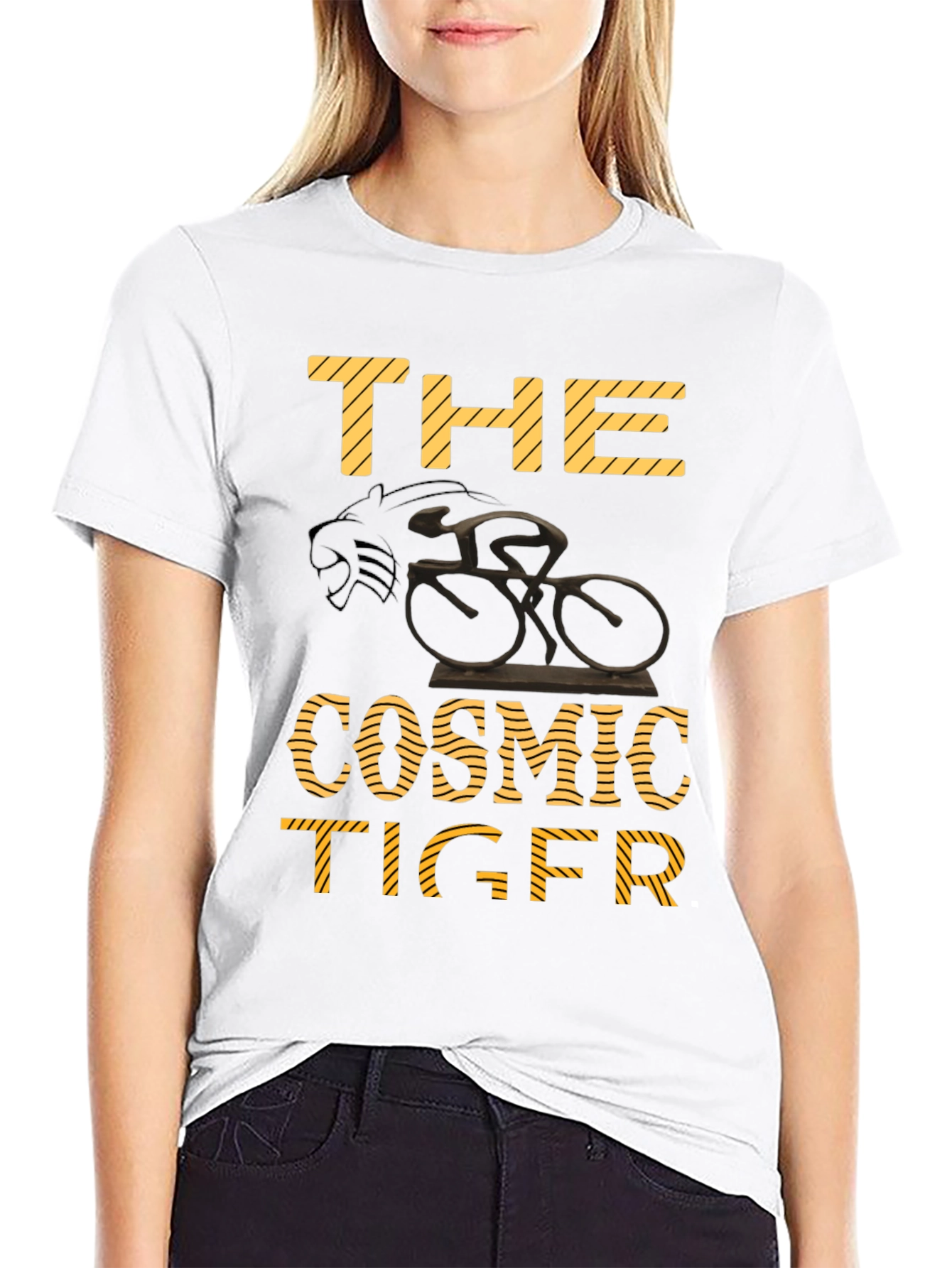 The Cosmic Tiger Black T-Shirt