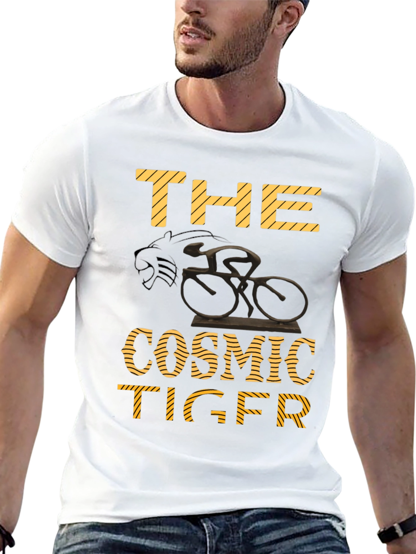 The Cosmic Tiger Black T-Shirt