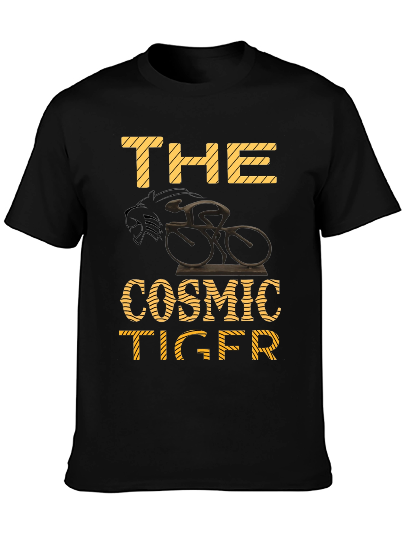 The Cosmic Tiger Black T-Shirt
