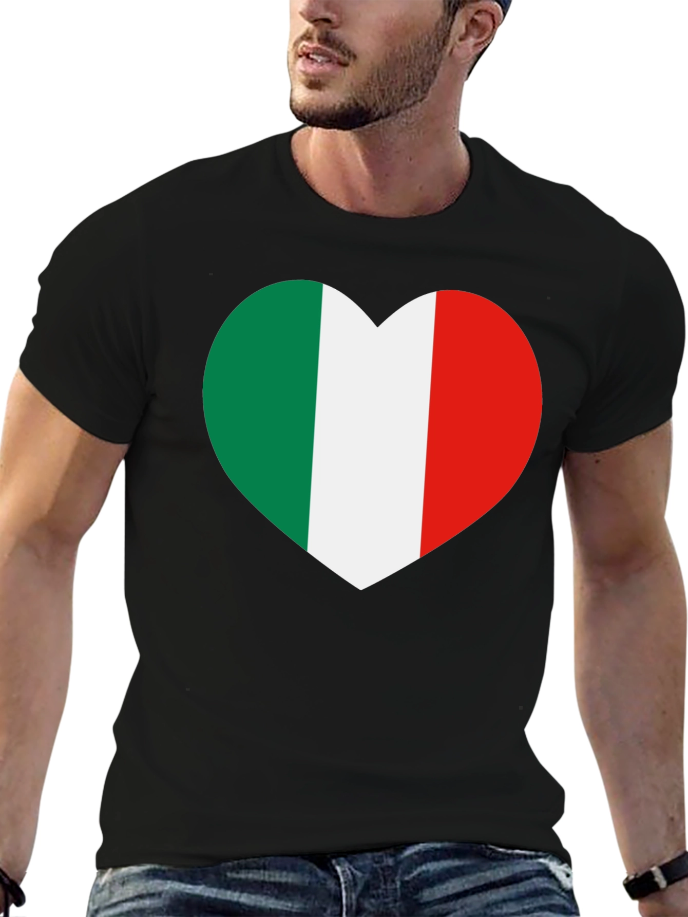 Italian Pride Heart T-Shirt