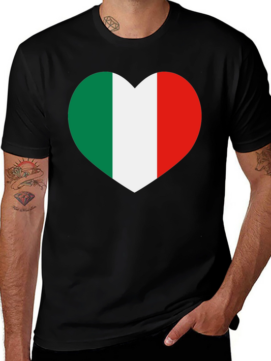 Italian Pride Heart T-Shirt