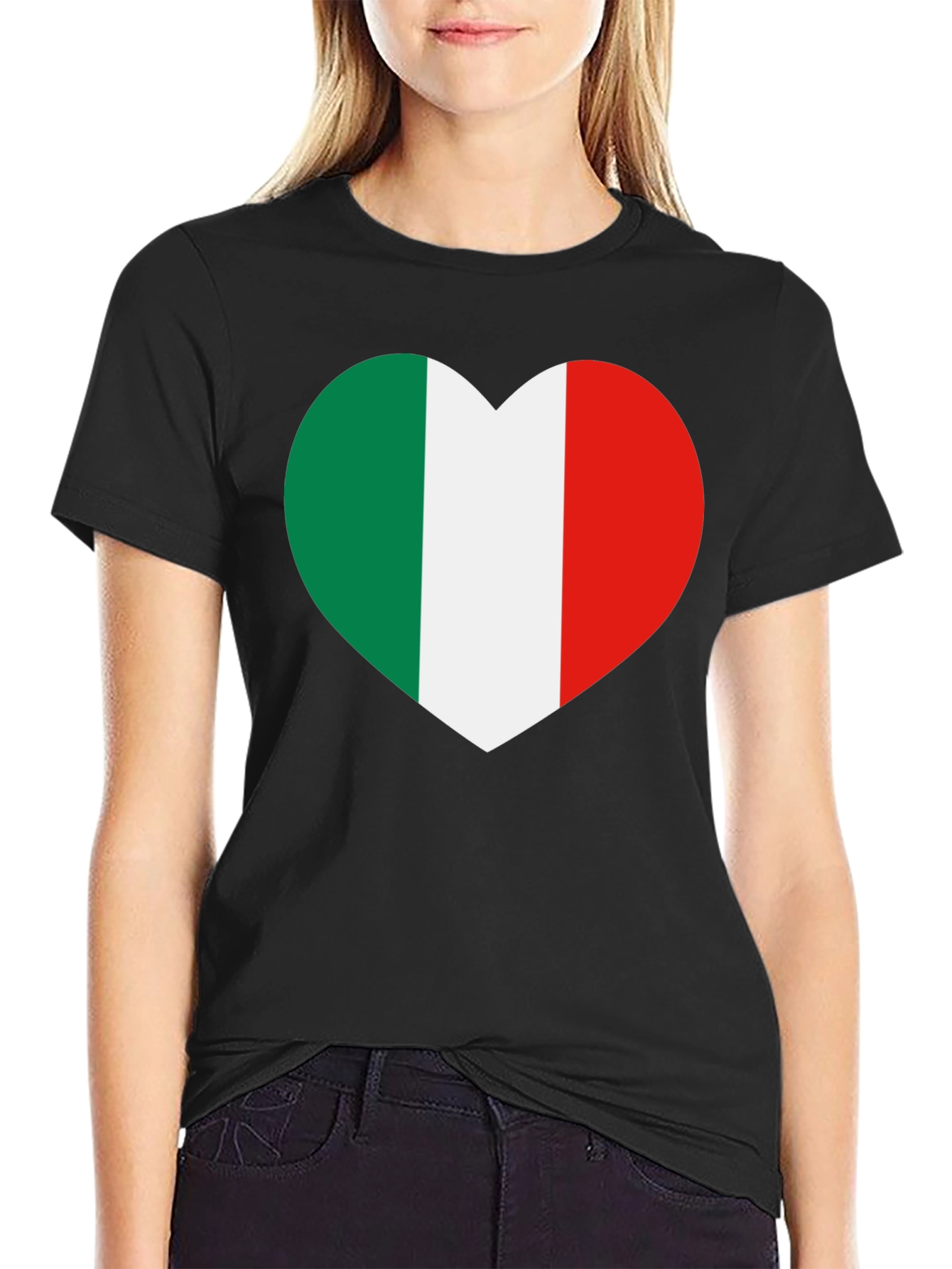 Italian Pride Heart T-Shirt