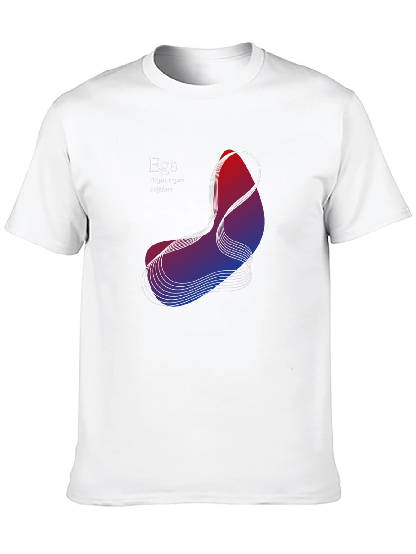 Ego Artistic Graphic Black T-Shirt