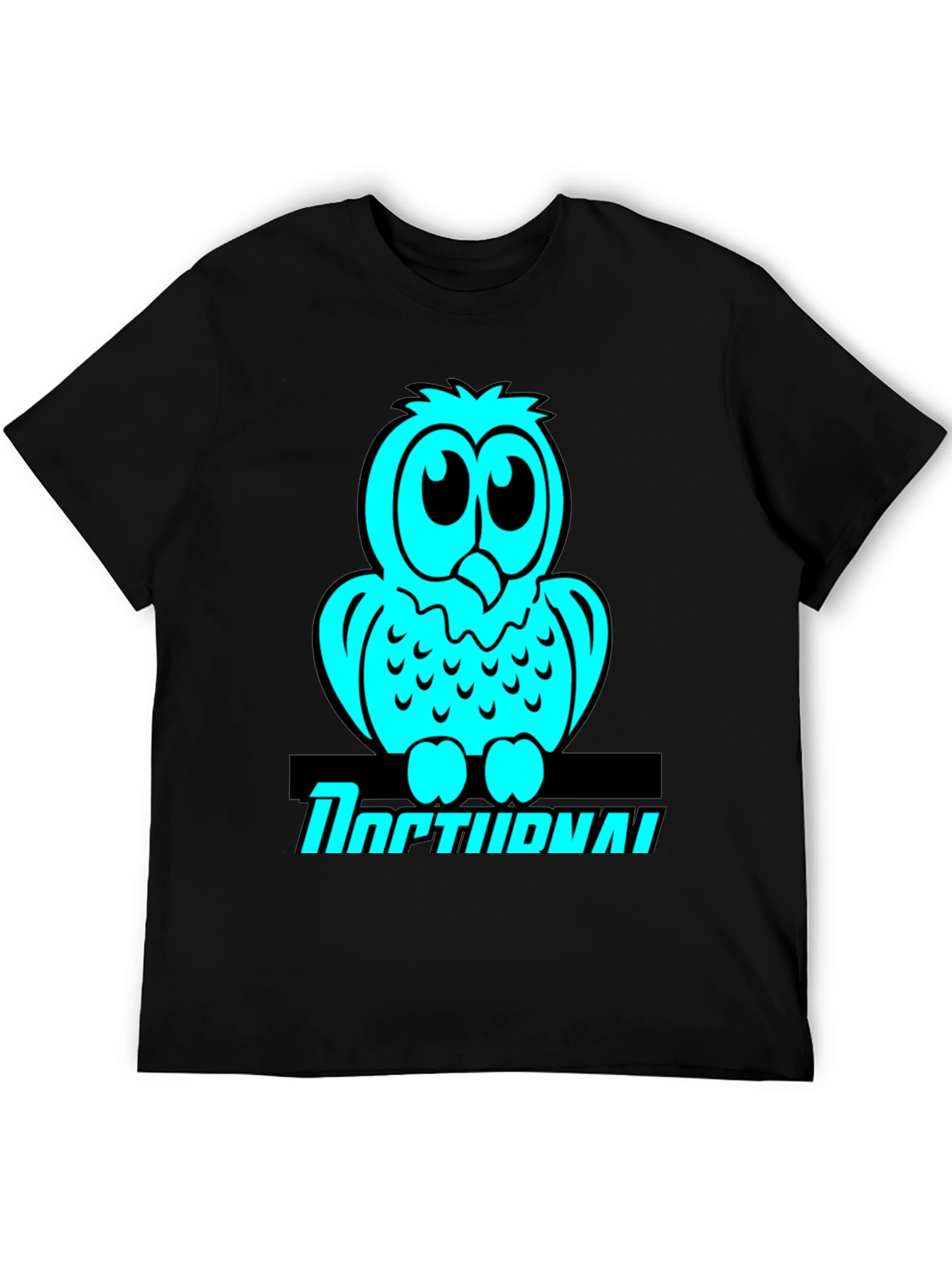Owl Graphic T-Shirt - Nocturnal Bird Lover Tee