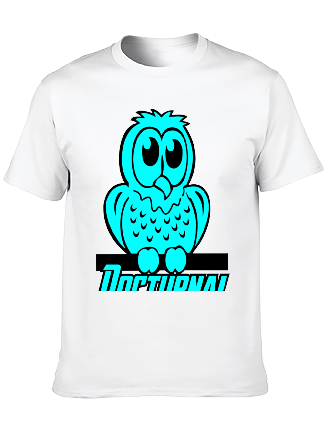 Owl Graphic T-Shirt - Nocturnal Bird Lover Tee