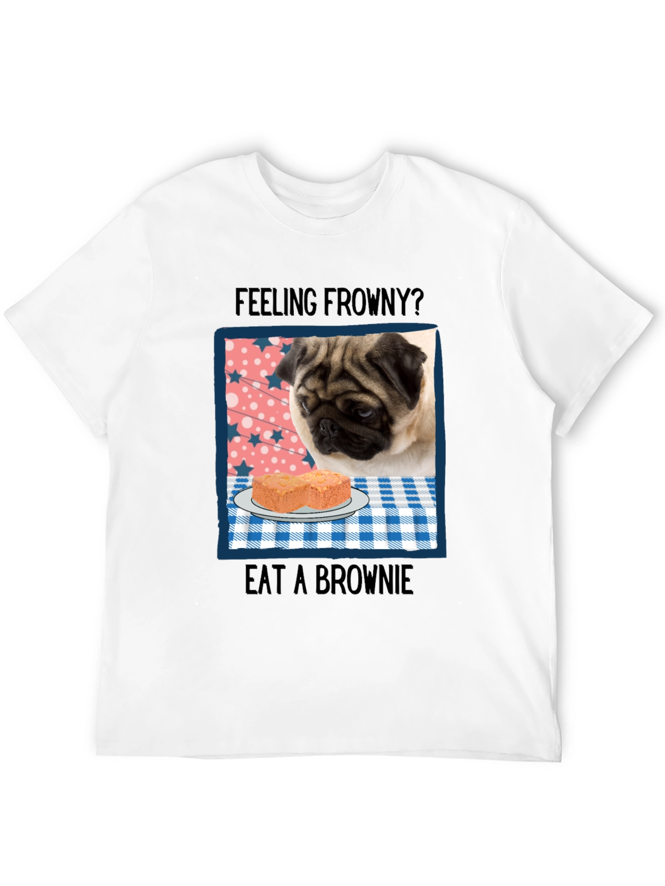 Feeling Frowny Pug T-Shirt
