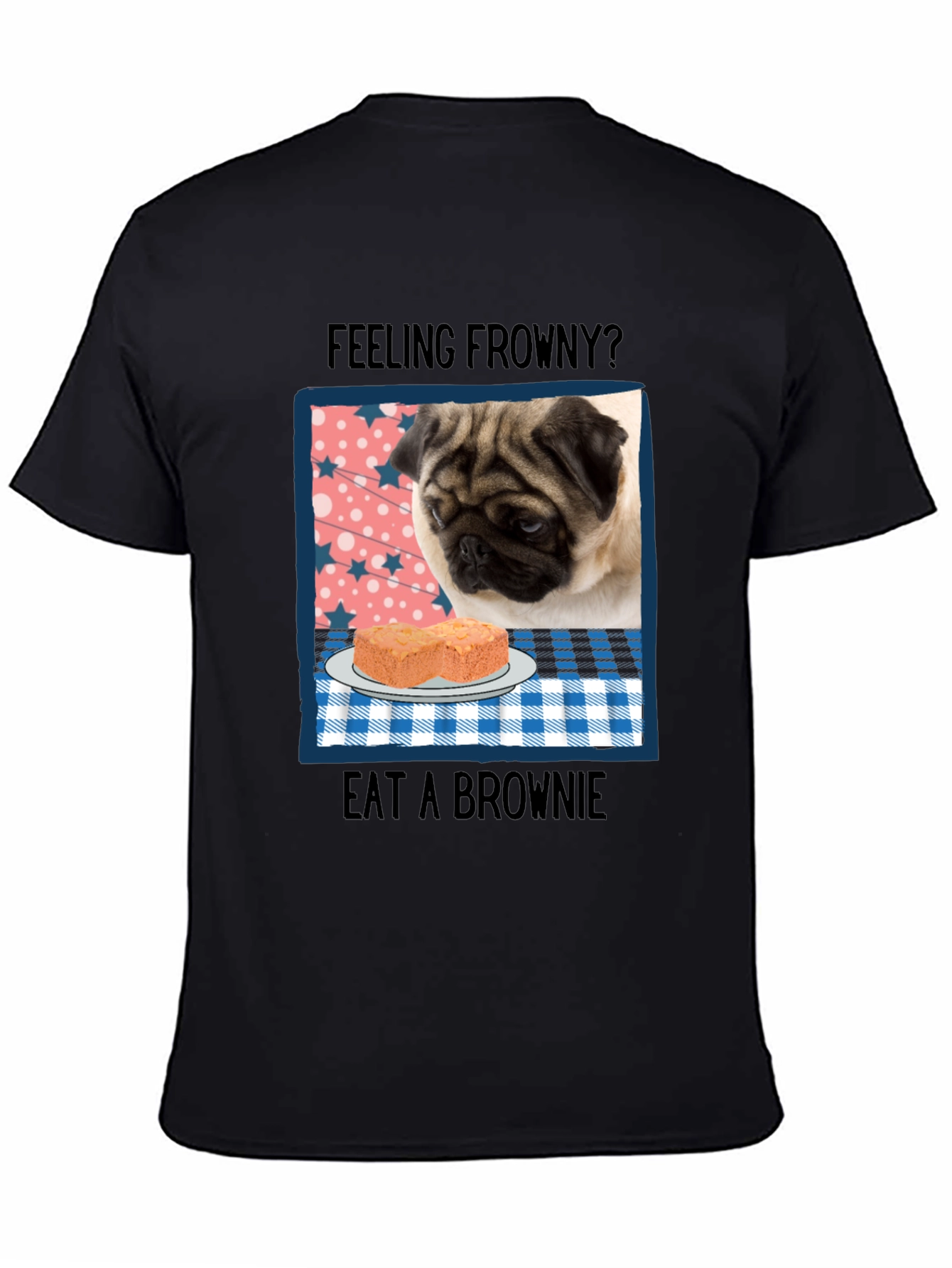 Feeling Frowny Pug T-Shirt