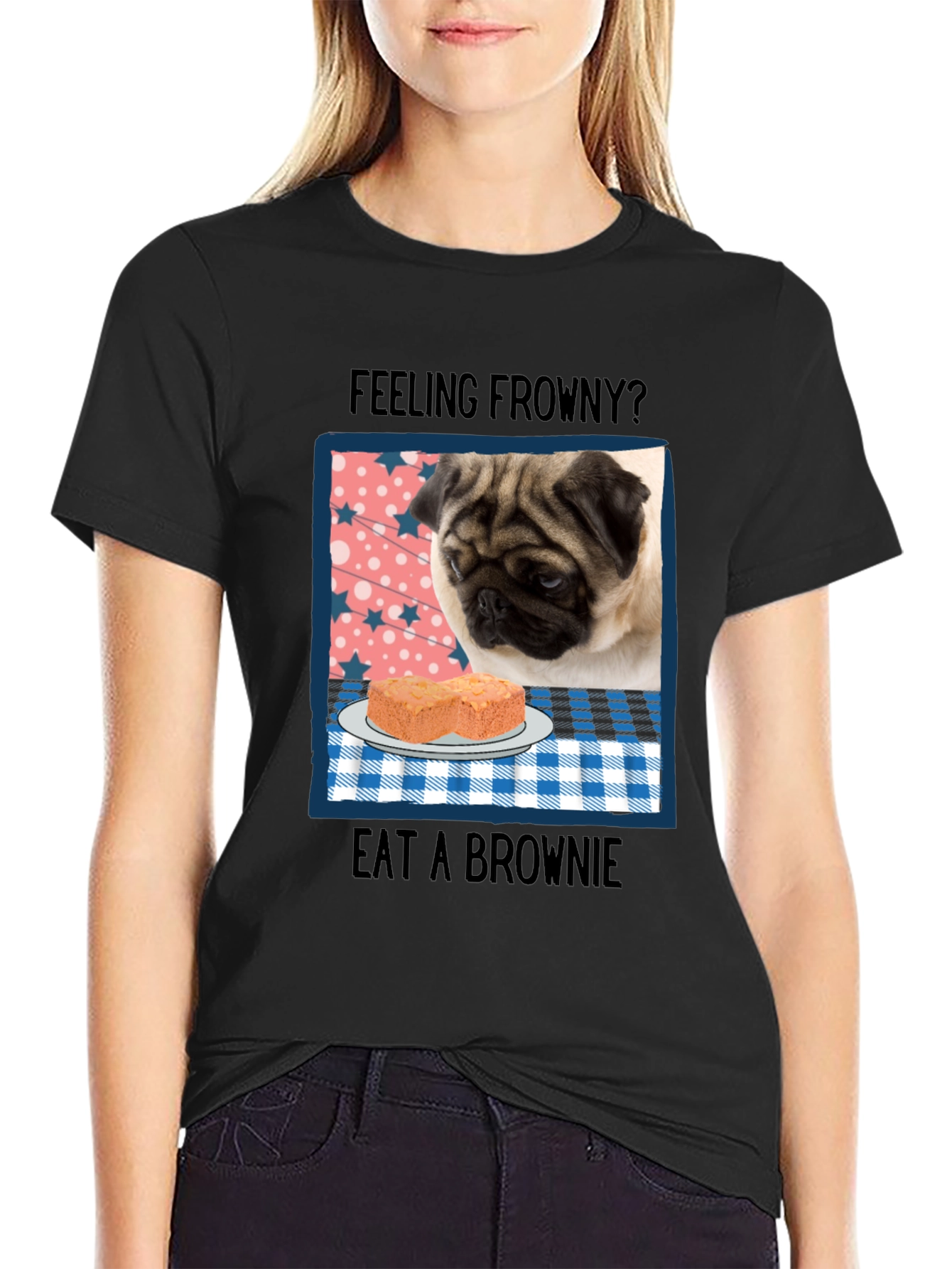 Feeling Frowny Pug T-Shirt