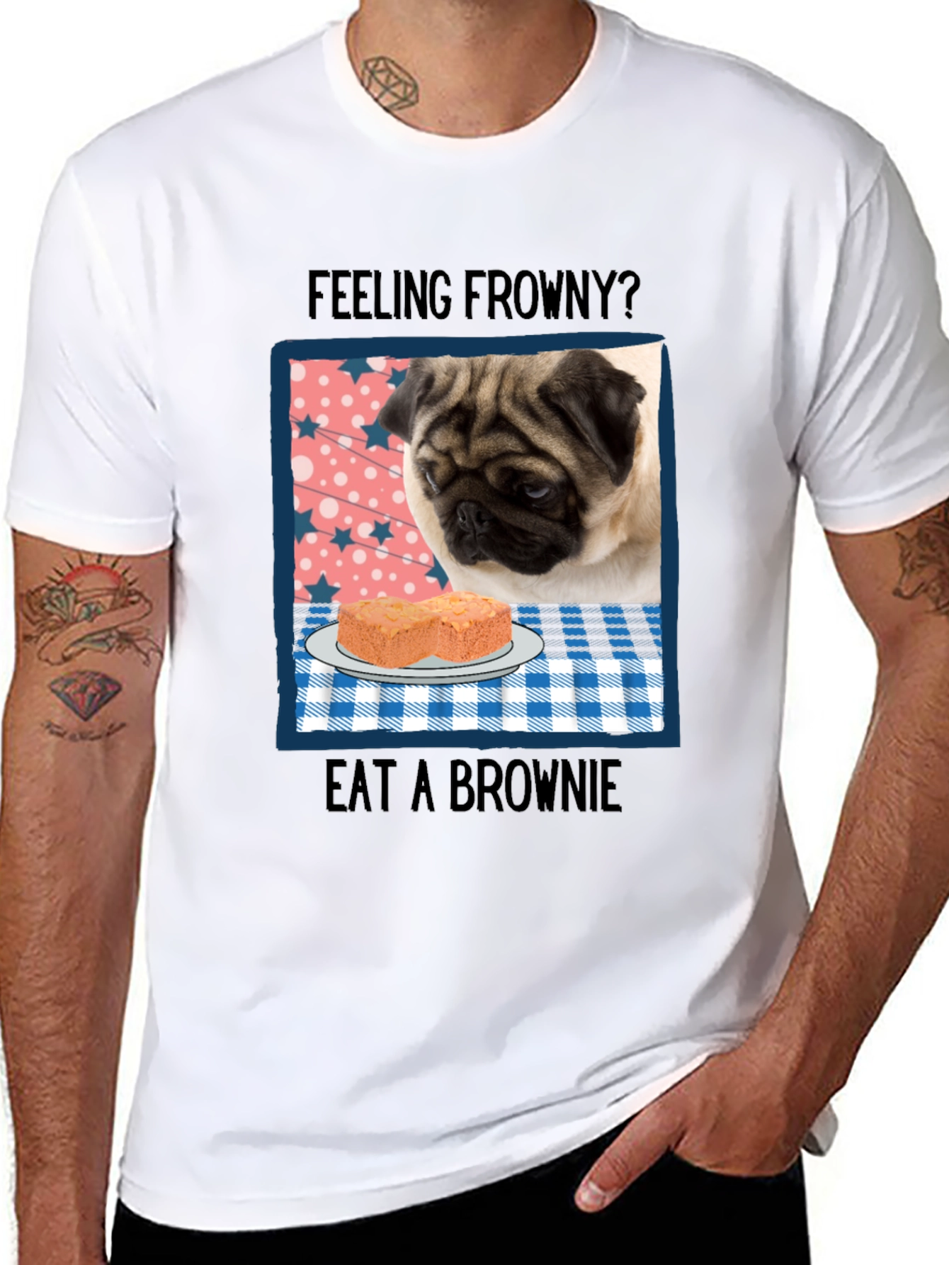 Feeling Frowny Pug T-Shirt