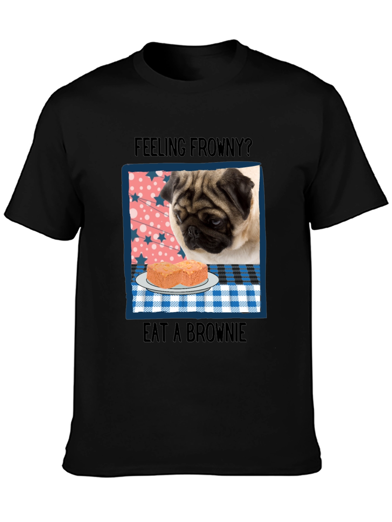 Feeling Frowny Pug T-Shirt