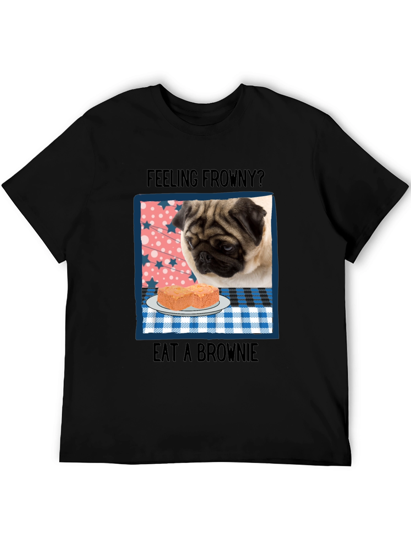 Feeling Frowny Pug T-Shirt
