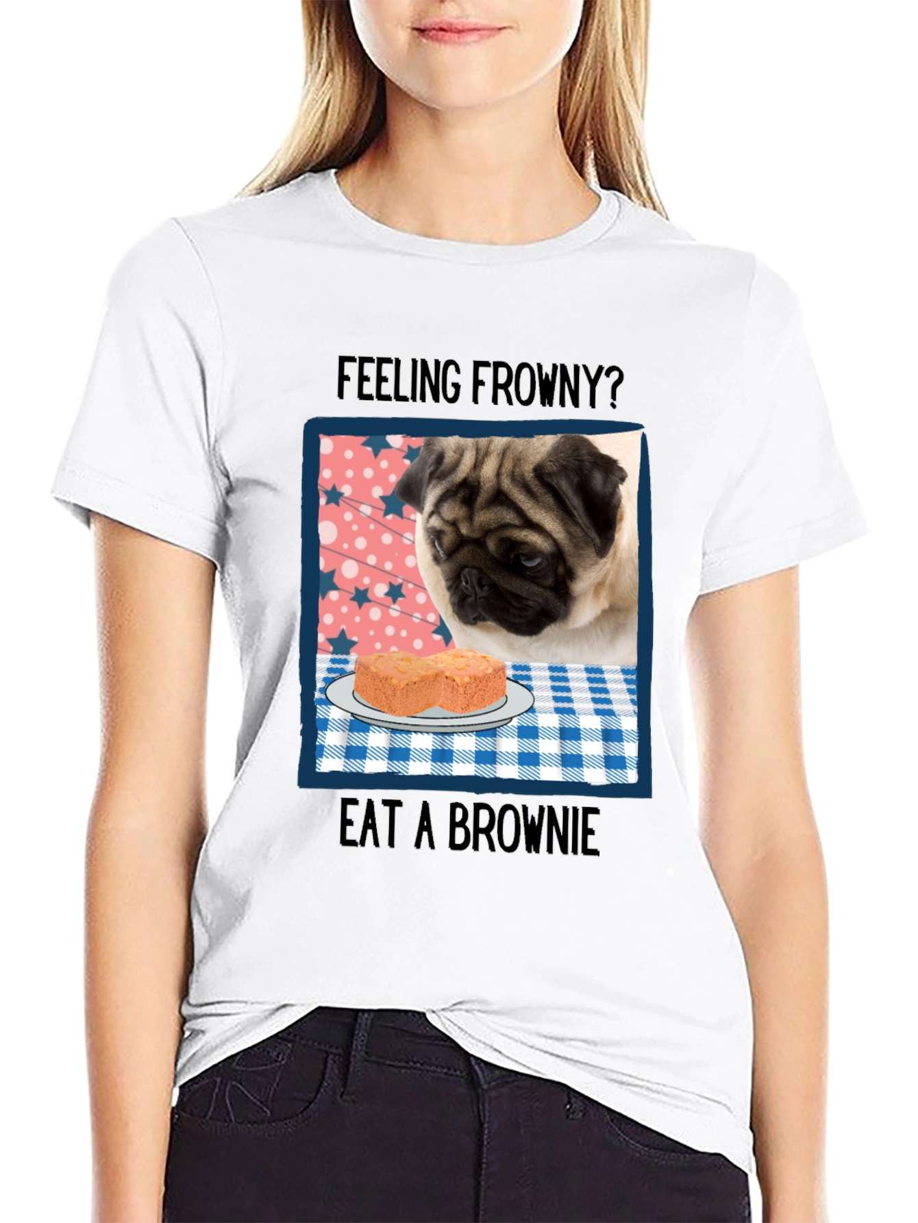 Feeling Frowny Pug T-Shirt