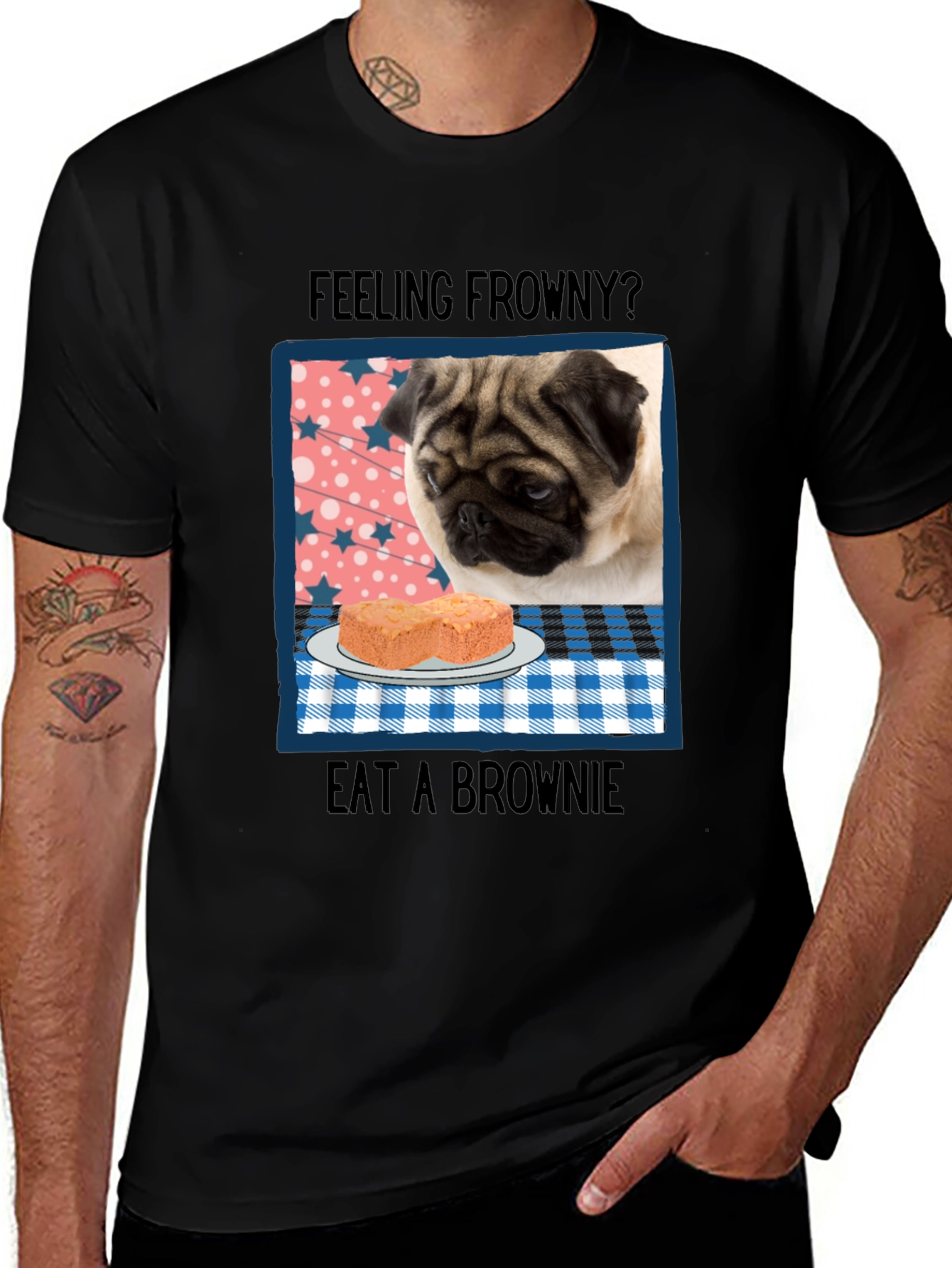 Feeling Frowny Pug T-Shirt