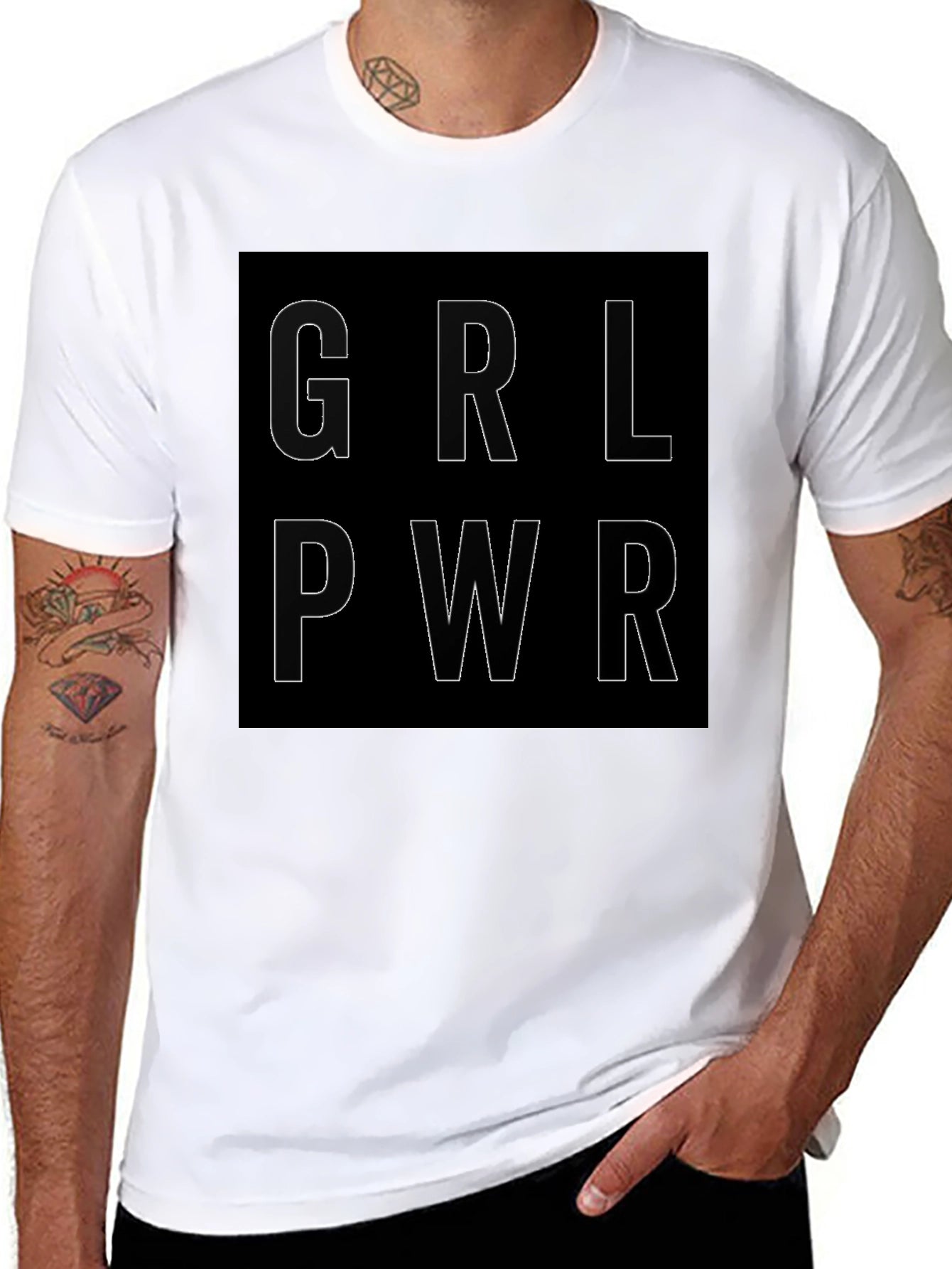 GRL PWR Graphic Tee - Empowering Statement Shirt