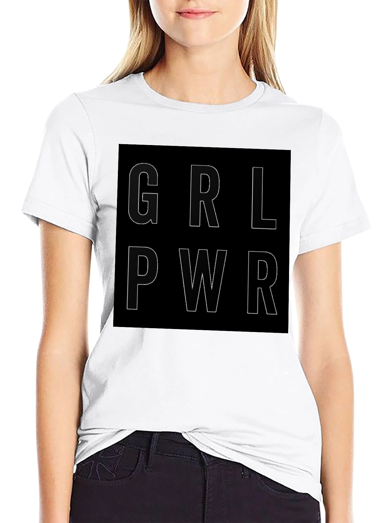 GRL PWR Graphic Tee - Empowering Statement Shirt