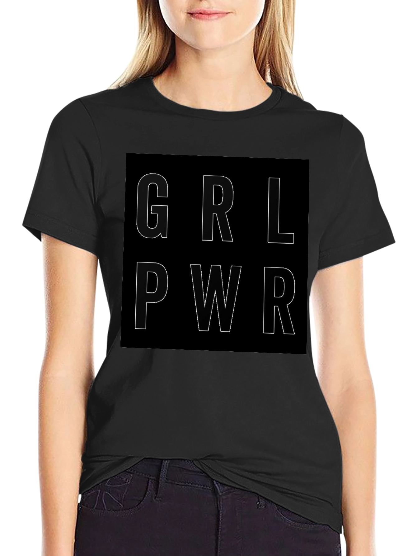 GRL PWR Graphic Tee - Empowering Statement Shirt