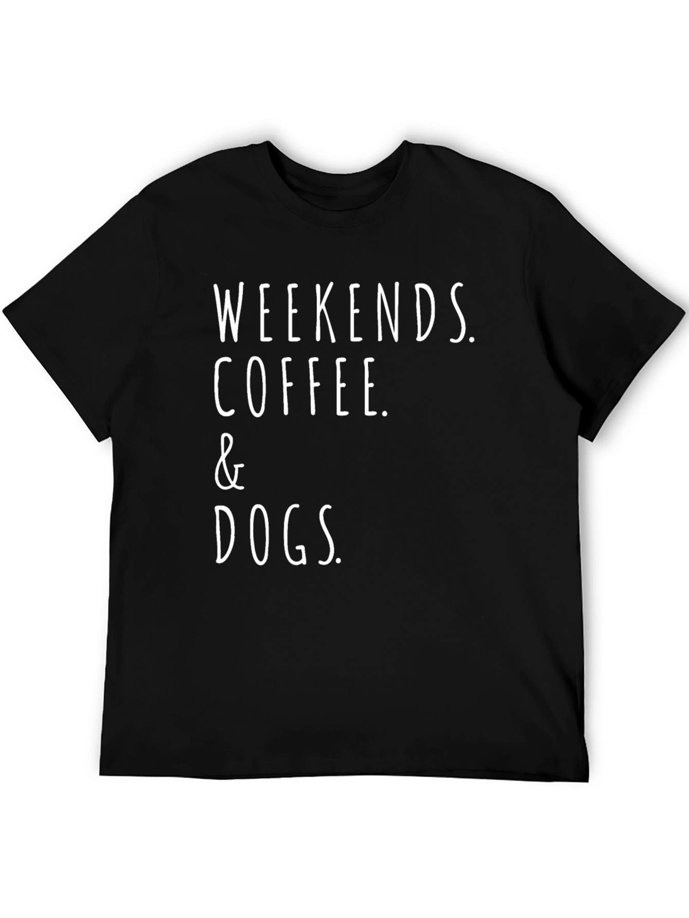 Weekends Coffee & Dogs Graphic T-Shirt