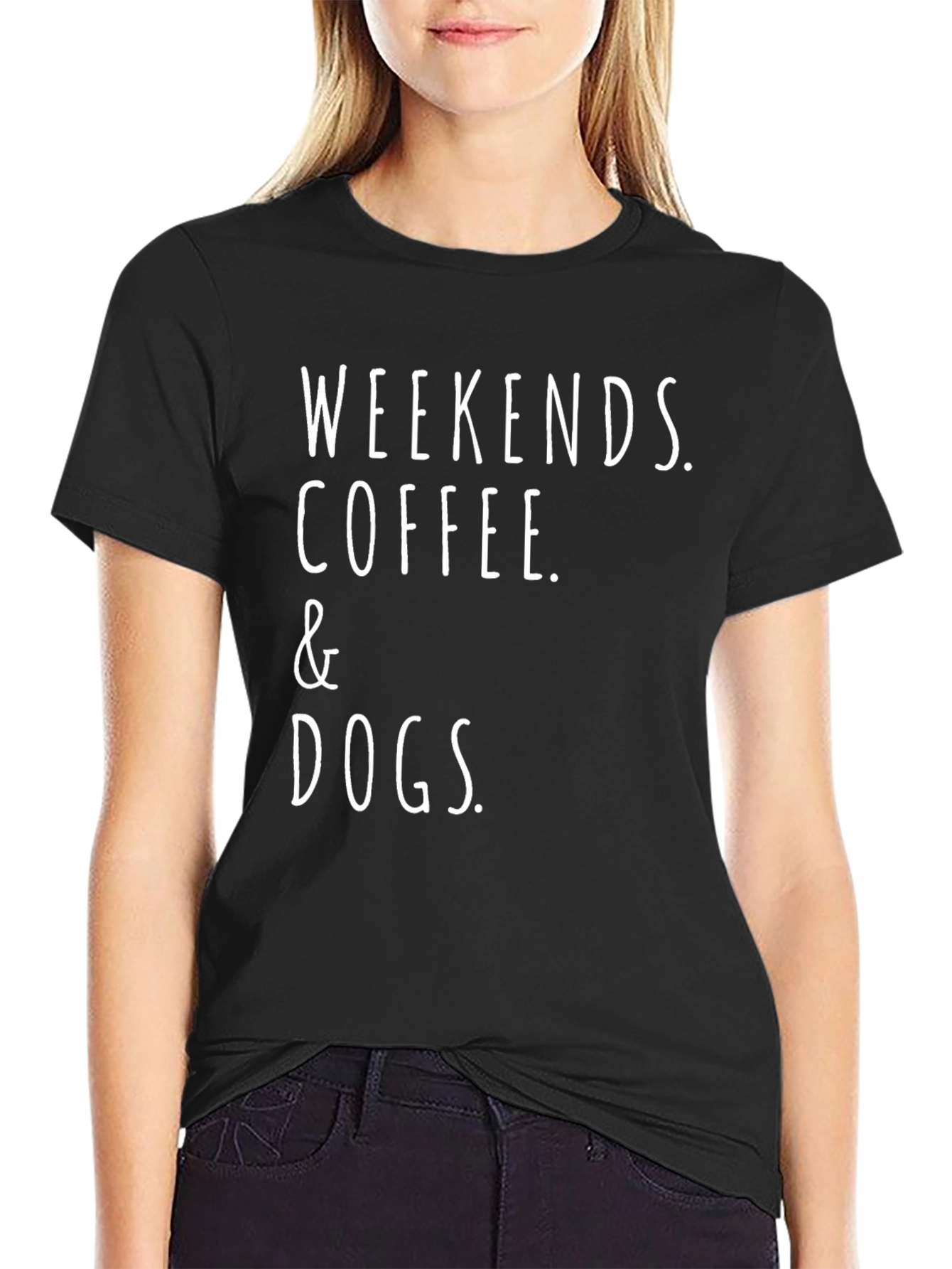 Weekends Coffee & Dogs Graphic T-Shirt
