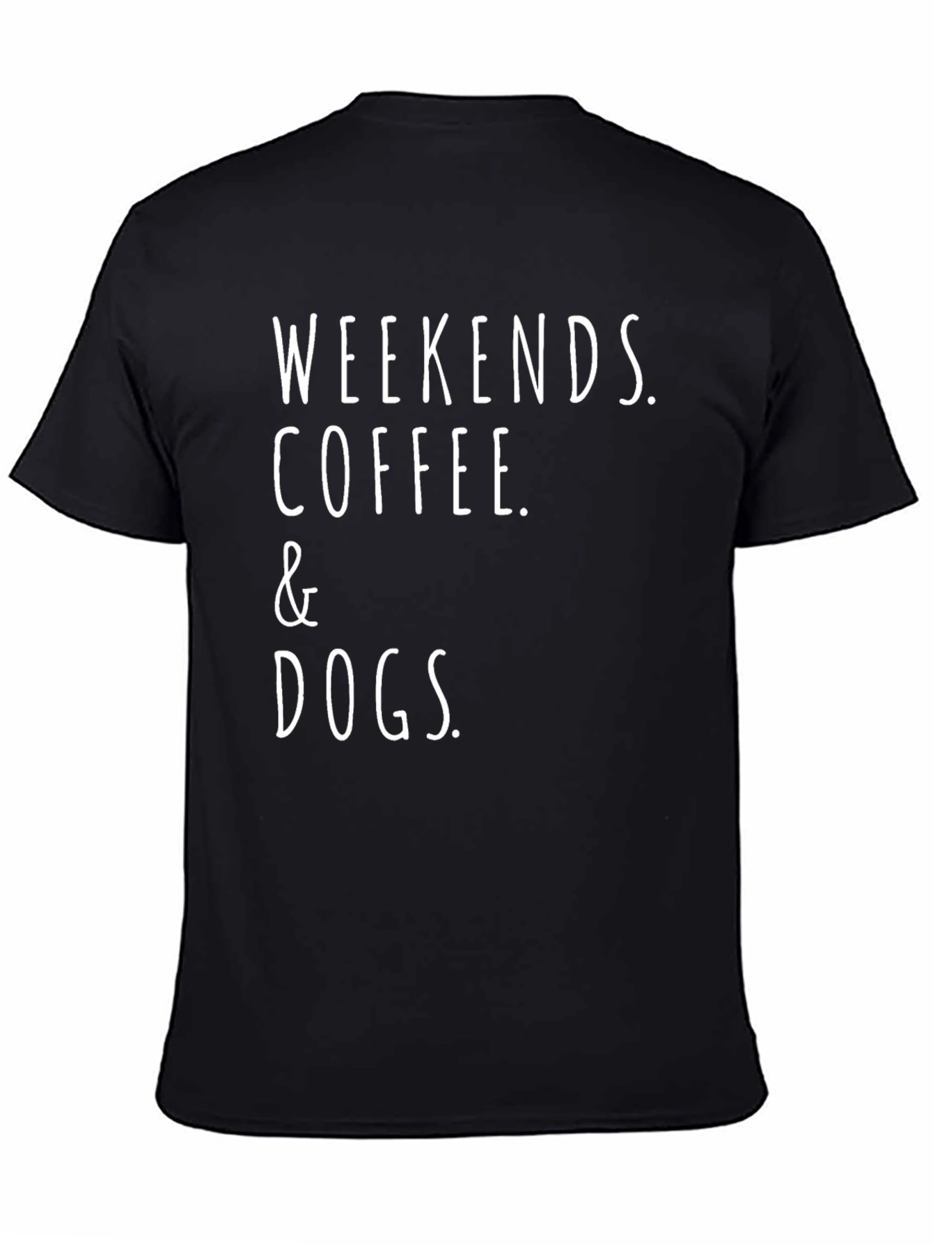Weekends Coffee & Dogs Graphic T-Shirt