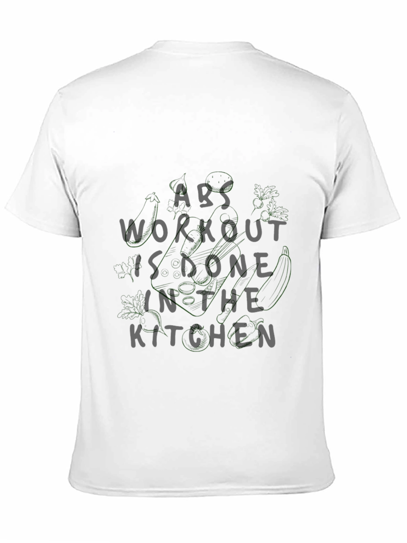 Abs Workout in the Kitchen Black T-Shirt