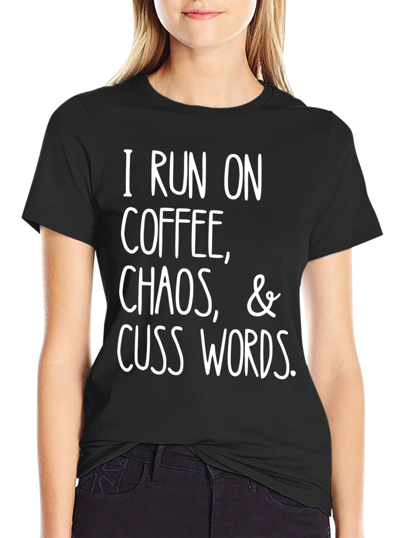 Coffee Chaos & Cuss Words Graphic Tee