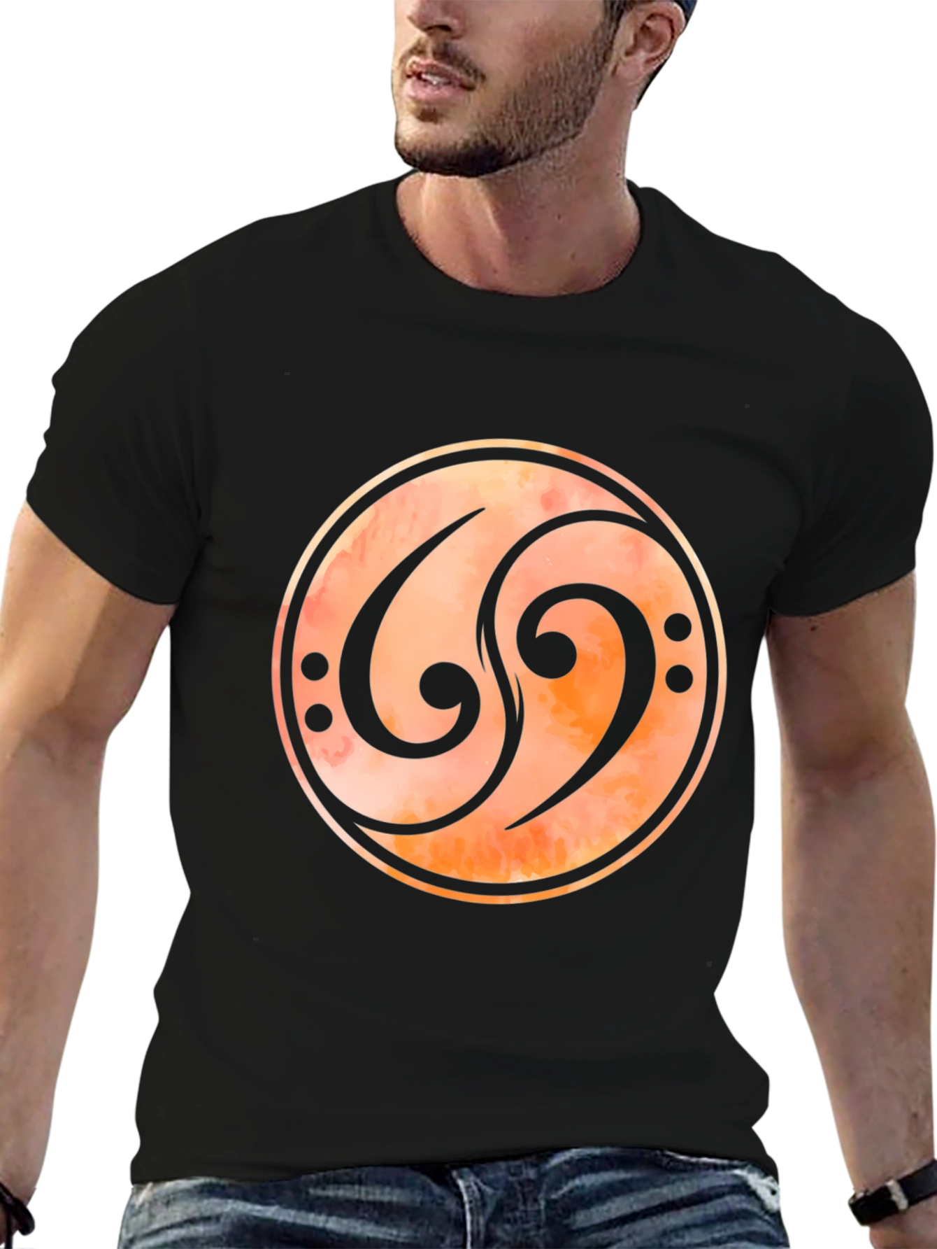 Bass Clef Music T-Shirt - Stylish Musician Tee