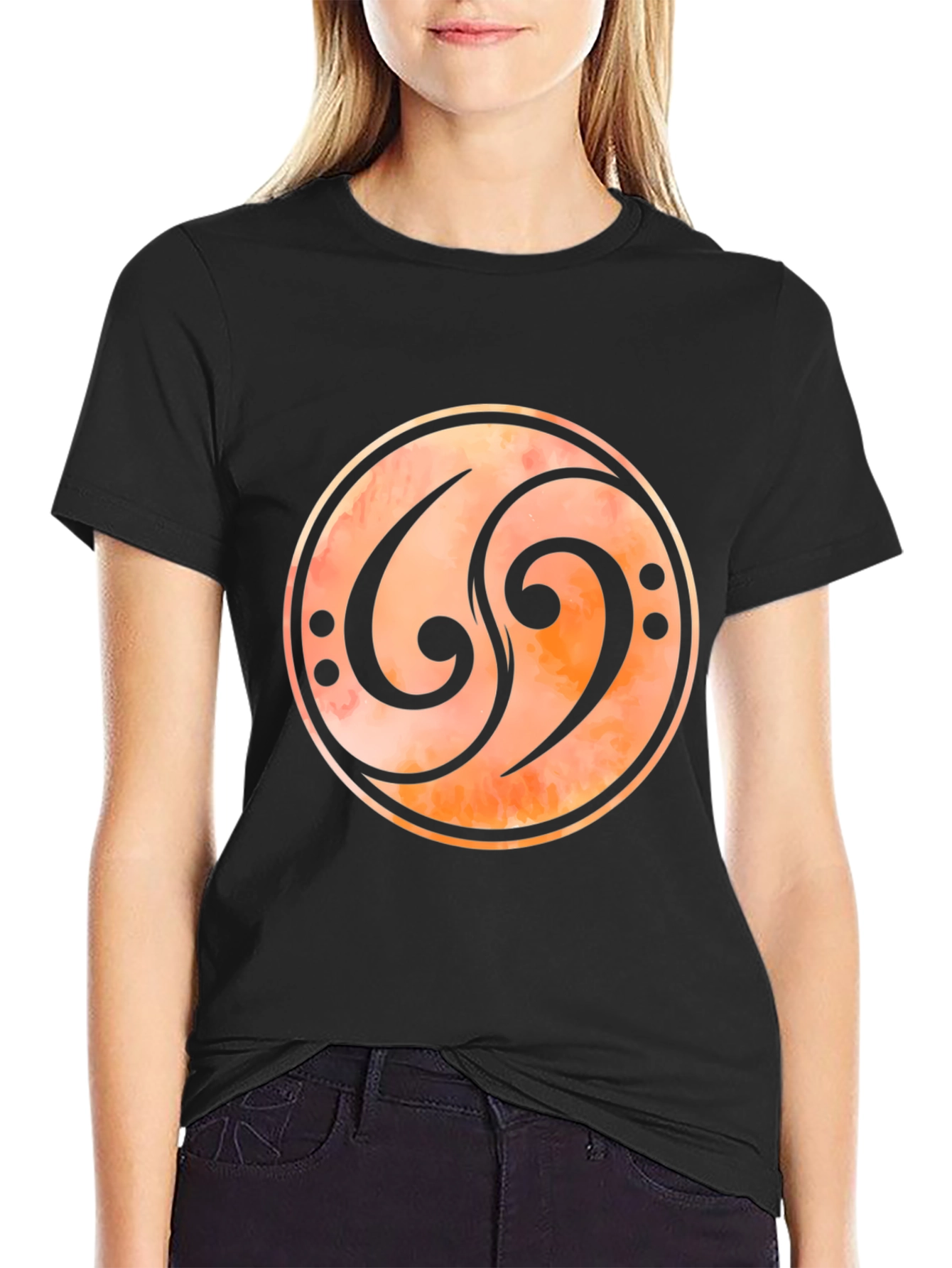 Bass Clef Music T-Shirt - Stylish Musician Tee