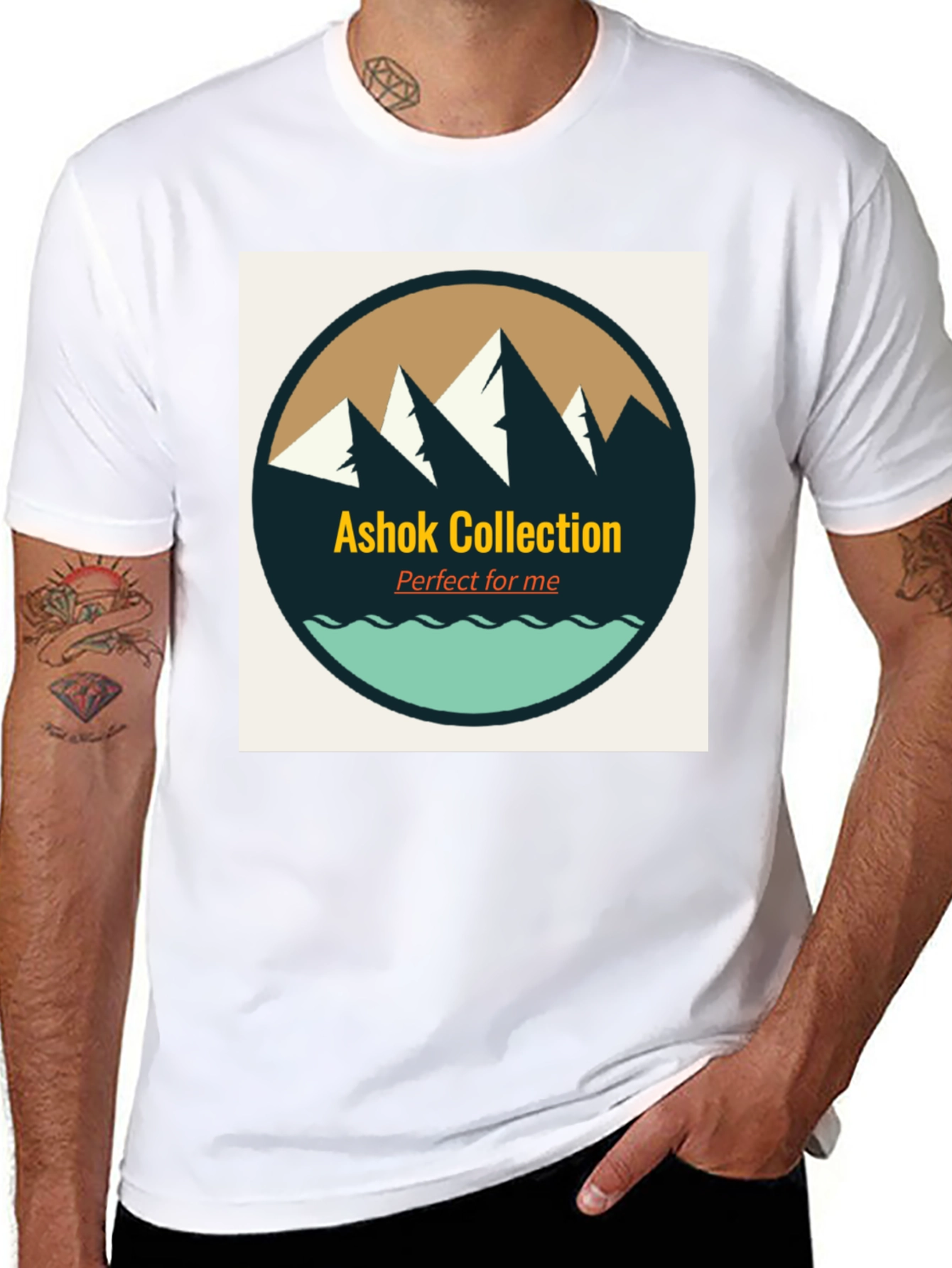 Ashok Collection Graphic Tee - Mountain Adventure